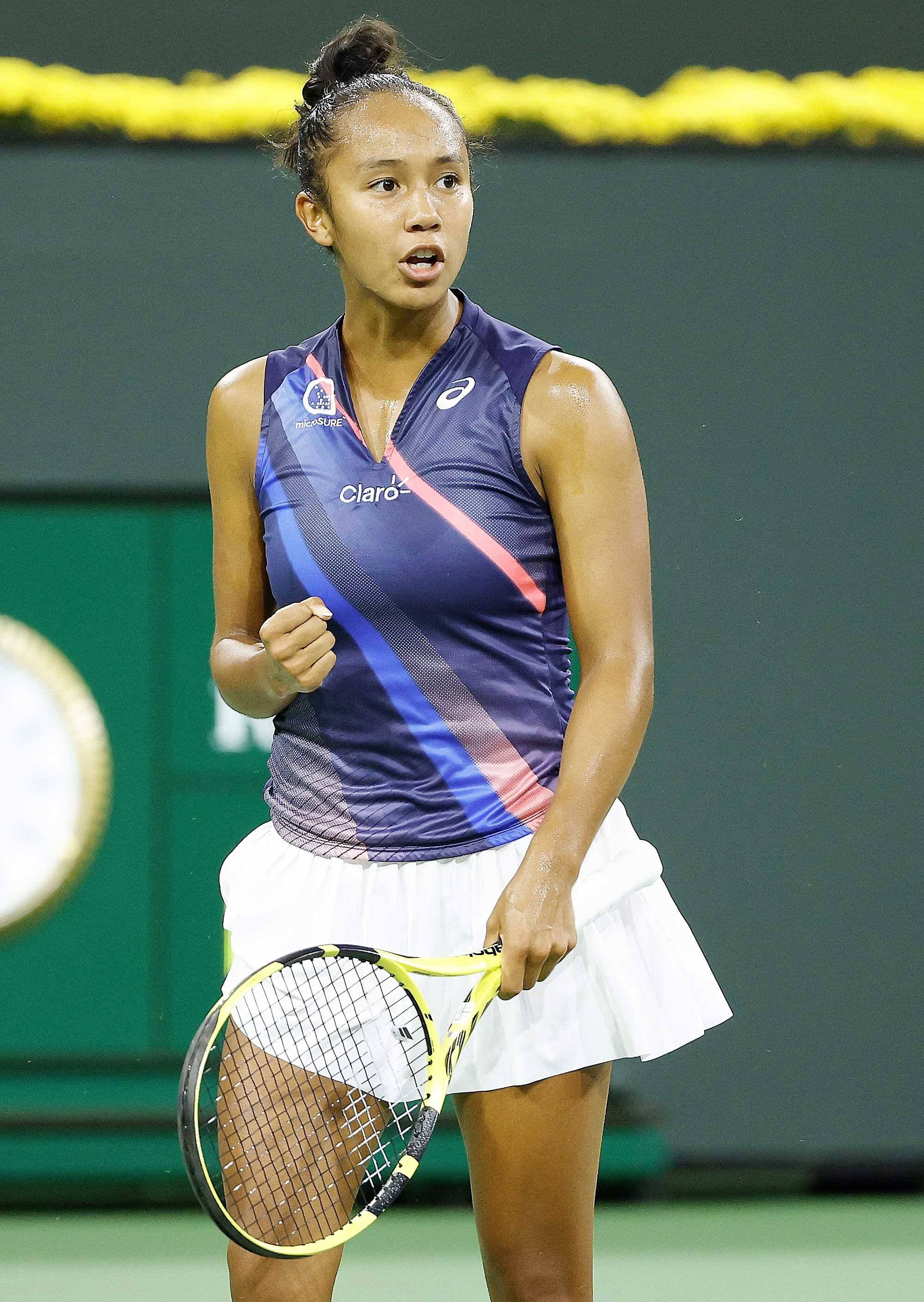 Leylah Fernandez a su retrouver ses repères pour vaincre Anastasia Pavlyuchenkova, au troisième tour à Indian Wells.