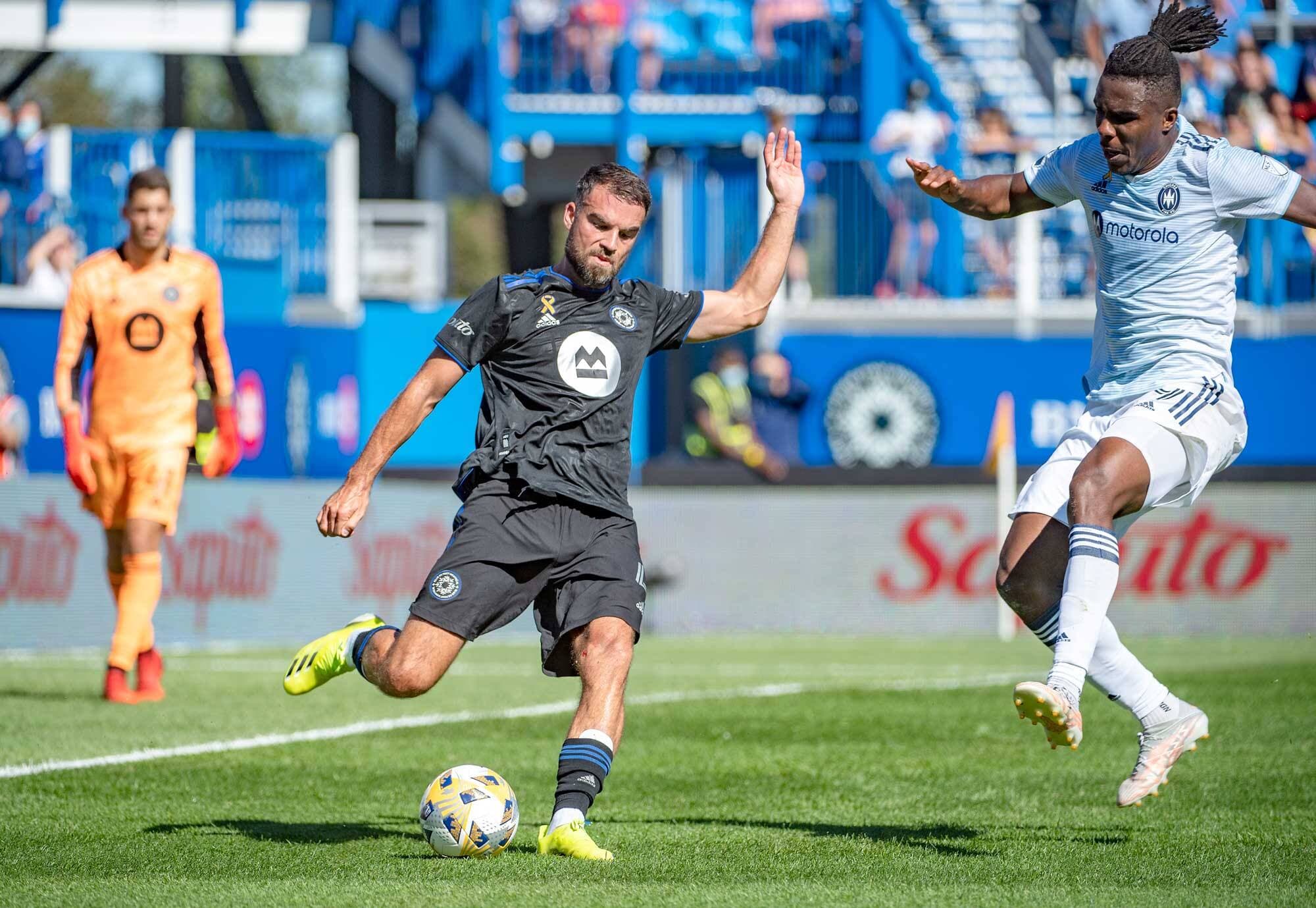 Pour Rudy Camacho pris en action face au Fire de Chicago le mois dernier, le CF ne peut se permettre d’échapper le match de samedi après-midi.