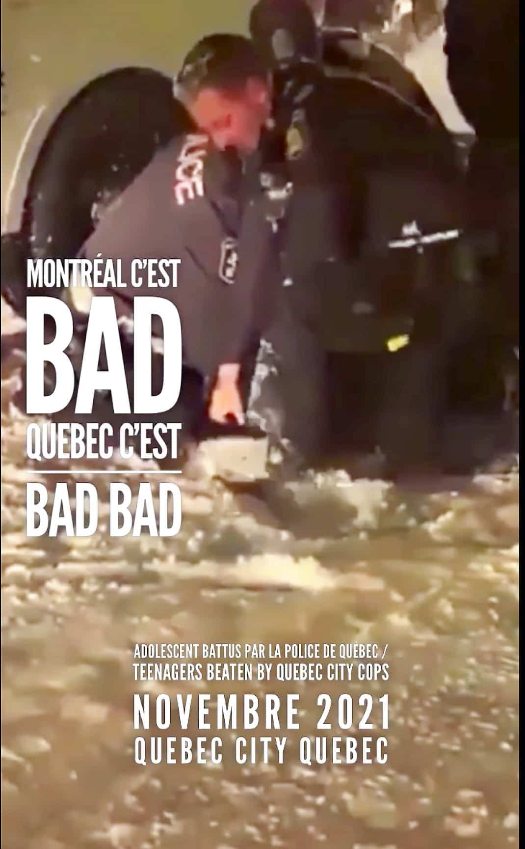 Des internautes ont ajouté des commentaires aux images de l’arrestation.