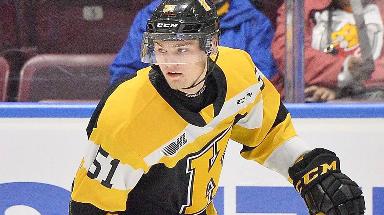 Shane Wright, des Frontenacs de Kingston, dans la Ligue junior de l’Ontario, pourrait être le premier choix au prochain repêchage de la LNH, en juillet, au Centre Bell de Montréal.