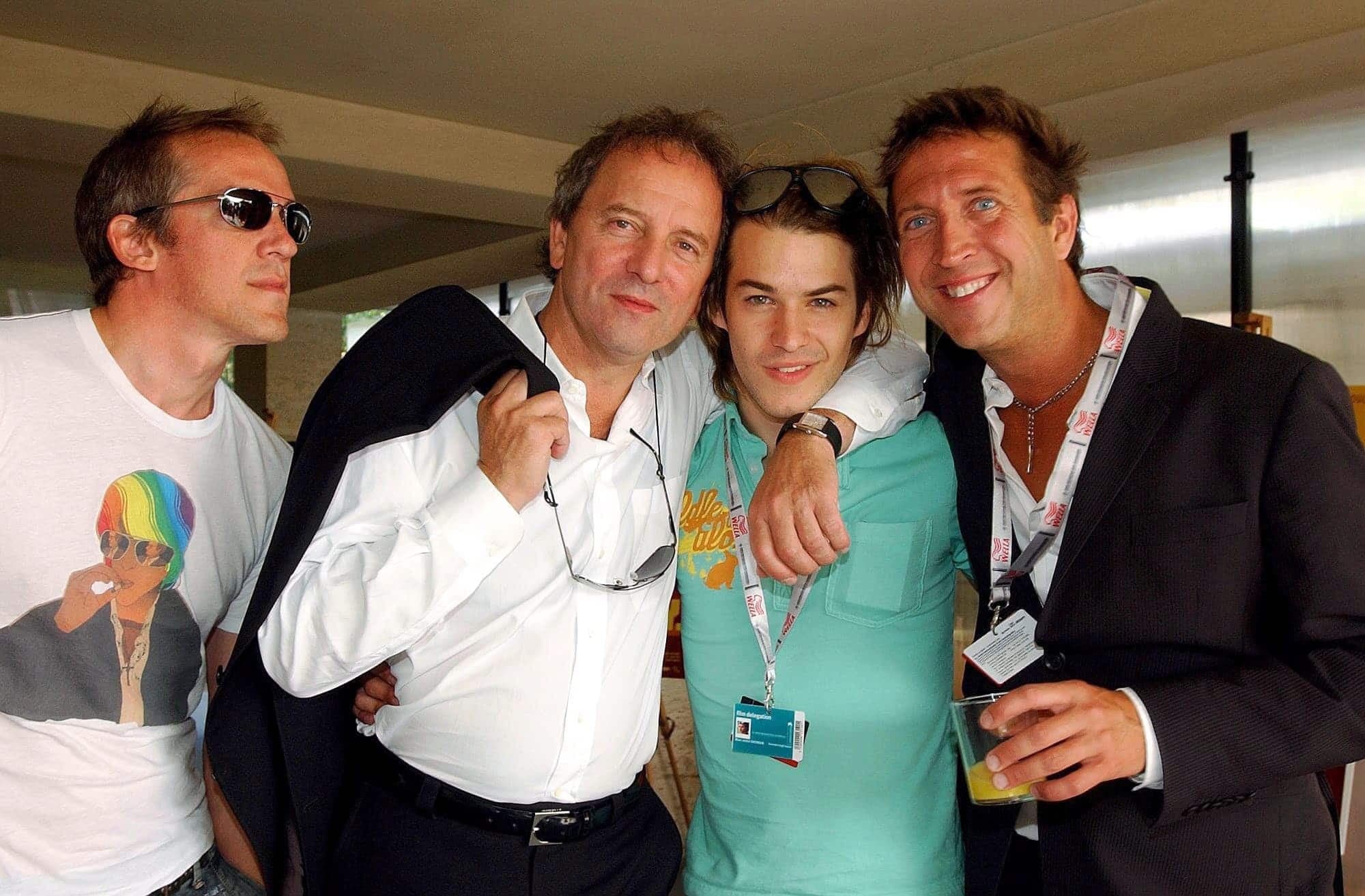 Jean-Marc Vallée, Michel Côté, Marc-André Grondin et François Boulay à la prestigieuse Mostra de Venise.