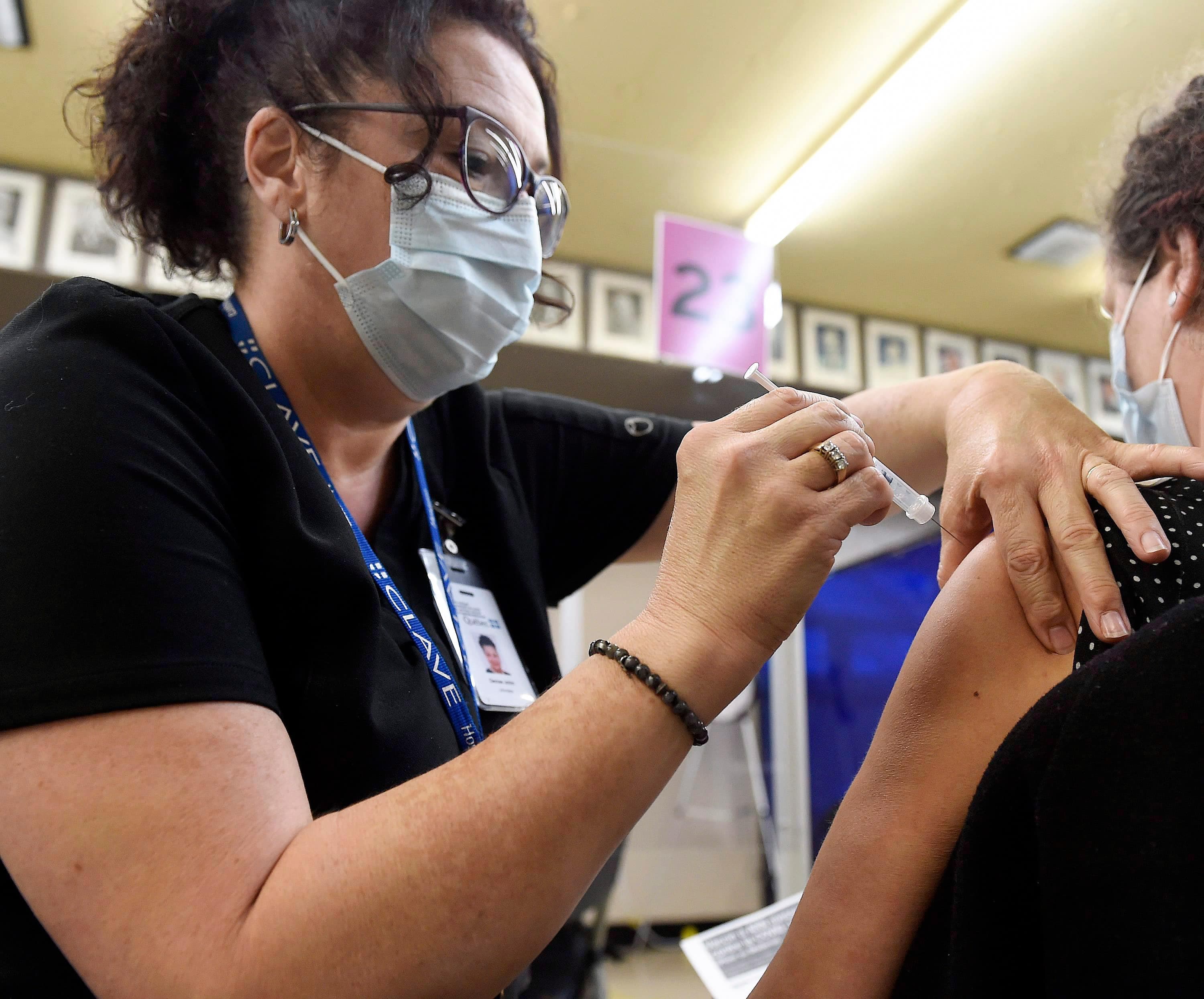 Clinique de vaccin d'Ancienne Lorette, mercredi le 17 novembre 2021.
STEVENS LEBLANC/JOURNAL DE QUEBEC/AGENCE QMI)