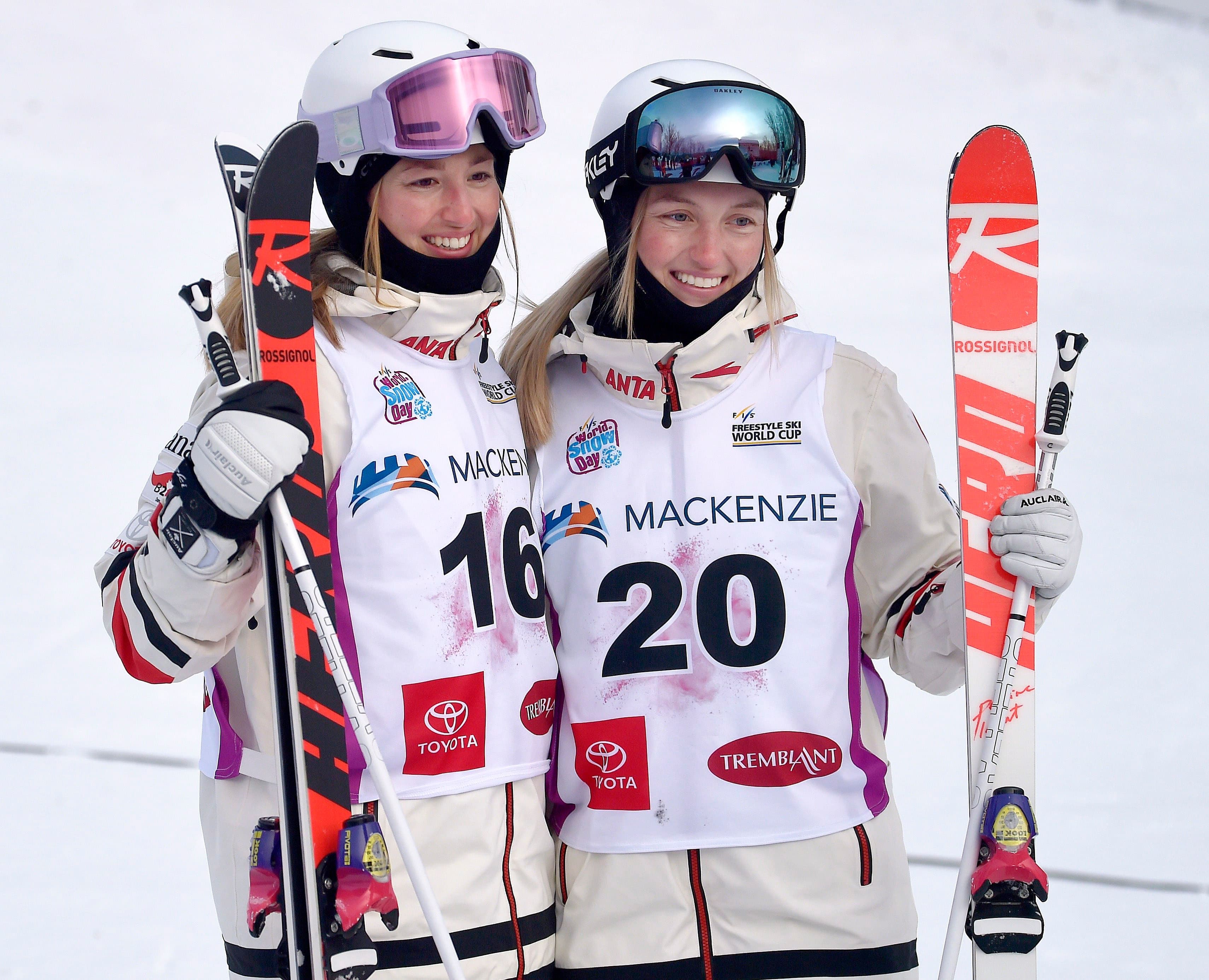Les sœurs Chloé et Justine Dufour Lapointe ont brillé de tous leurs éclats à Mont-Tremblant, samedi.