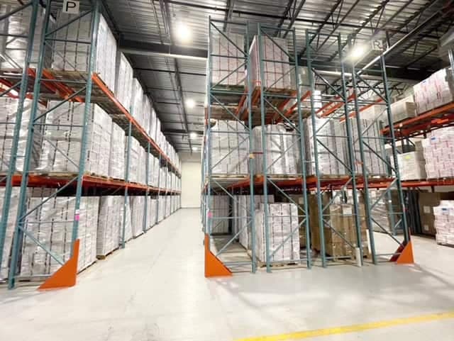 L’intérieur de l’usine, qui devra transformer une portion de ses installations pour produire les tests rapides.