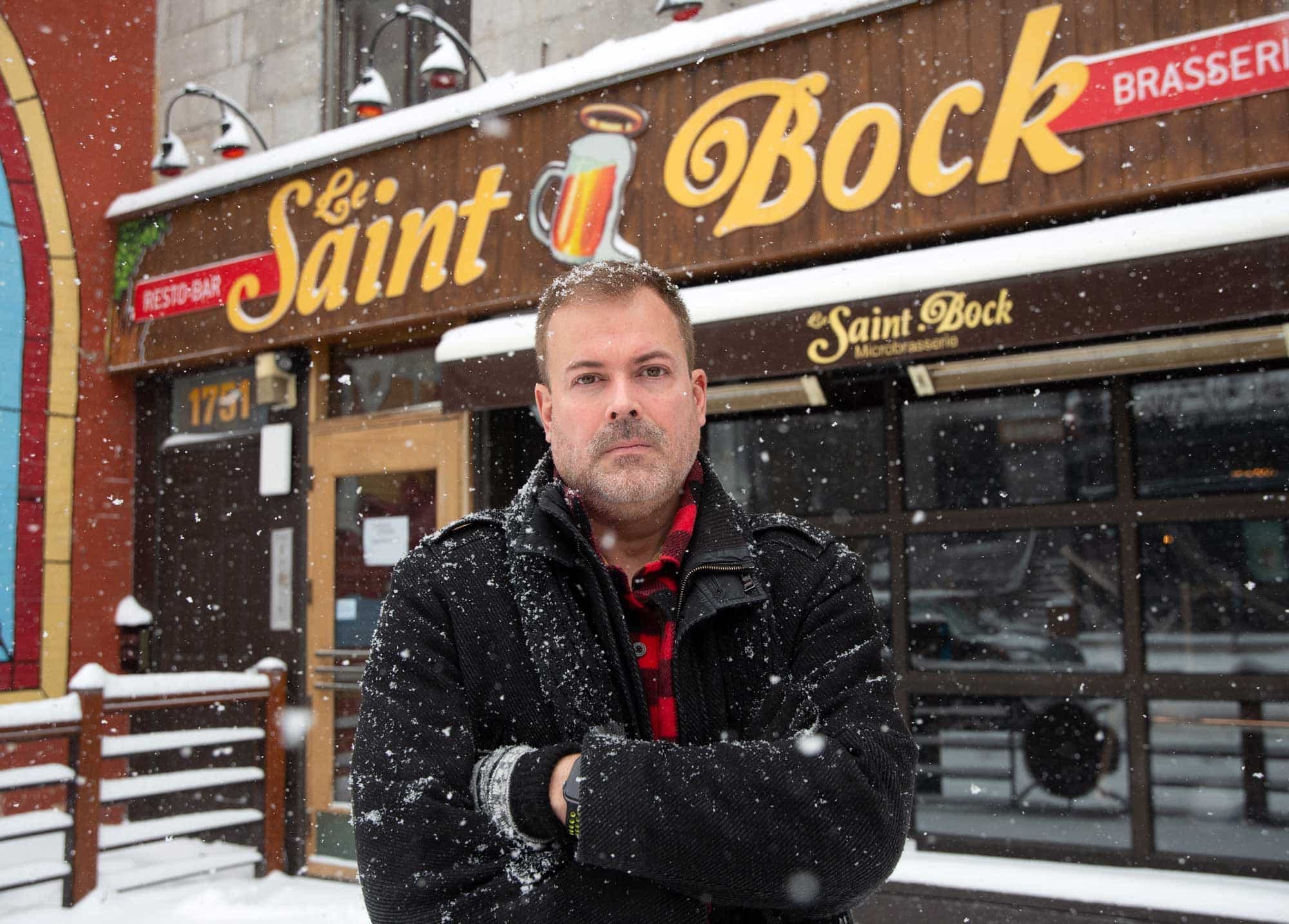 Martin Guimond, propriétaire de la brasserie artisanale Le Saint-Bock