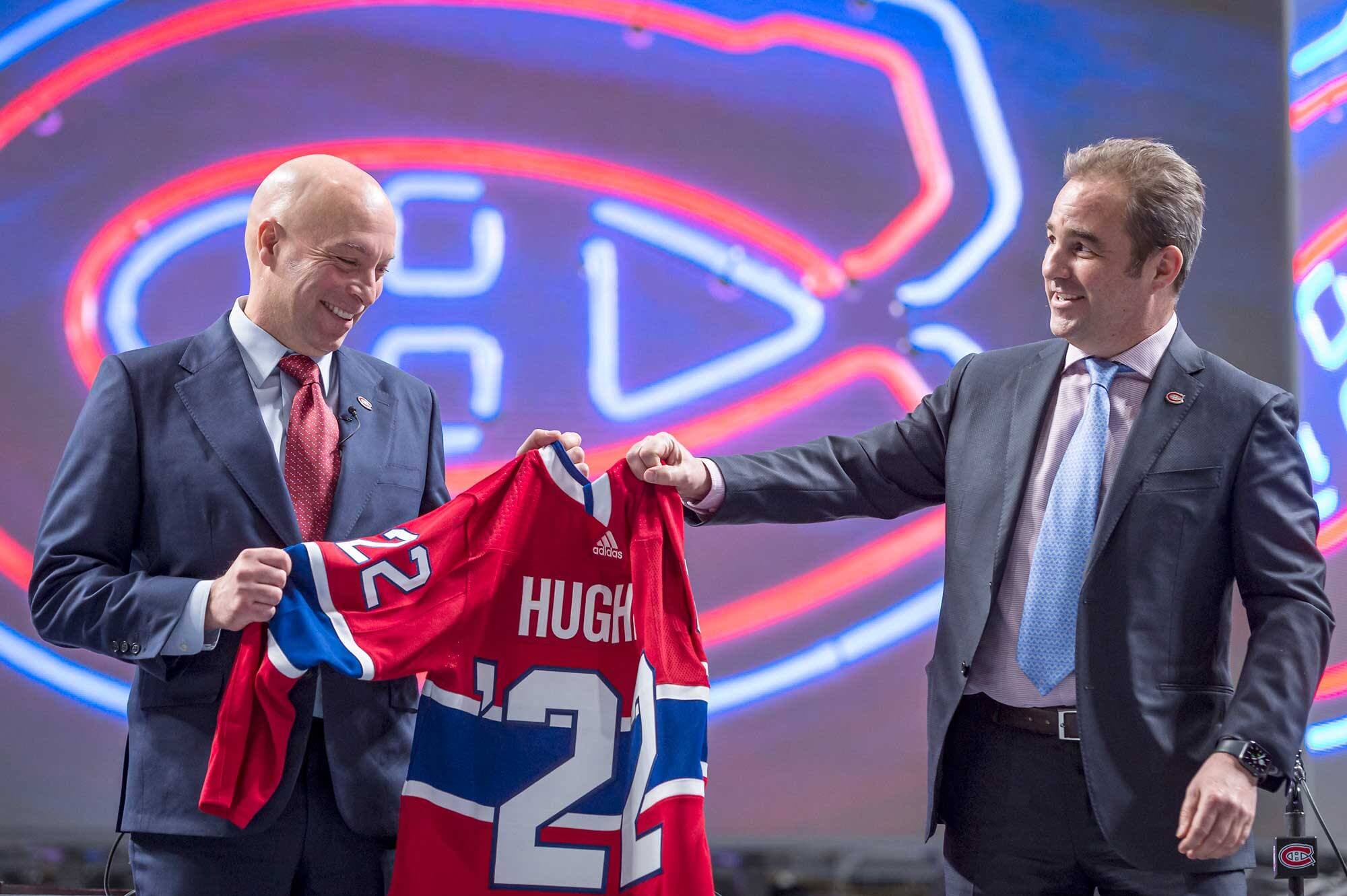 Kent Hughes et Jeff Gorton ont pris en charge une équipe chez laquelle le repêchage a fait défaut depuis 10 ans.