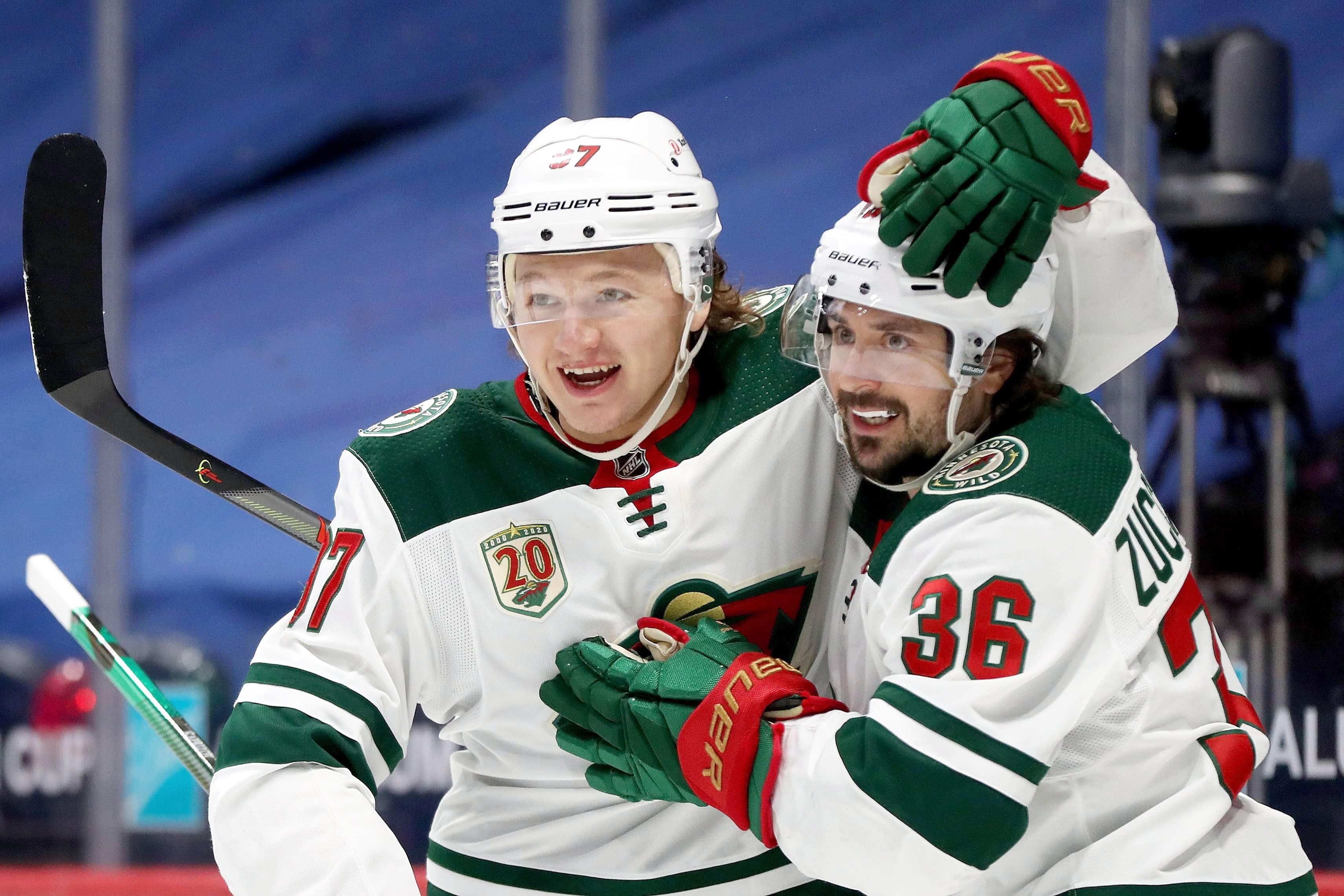 Kirill Kaprizov et Mats Zuccarello, deux piliers du Wild du Minnesota.