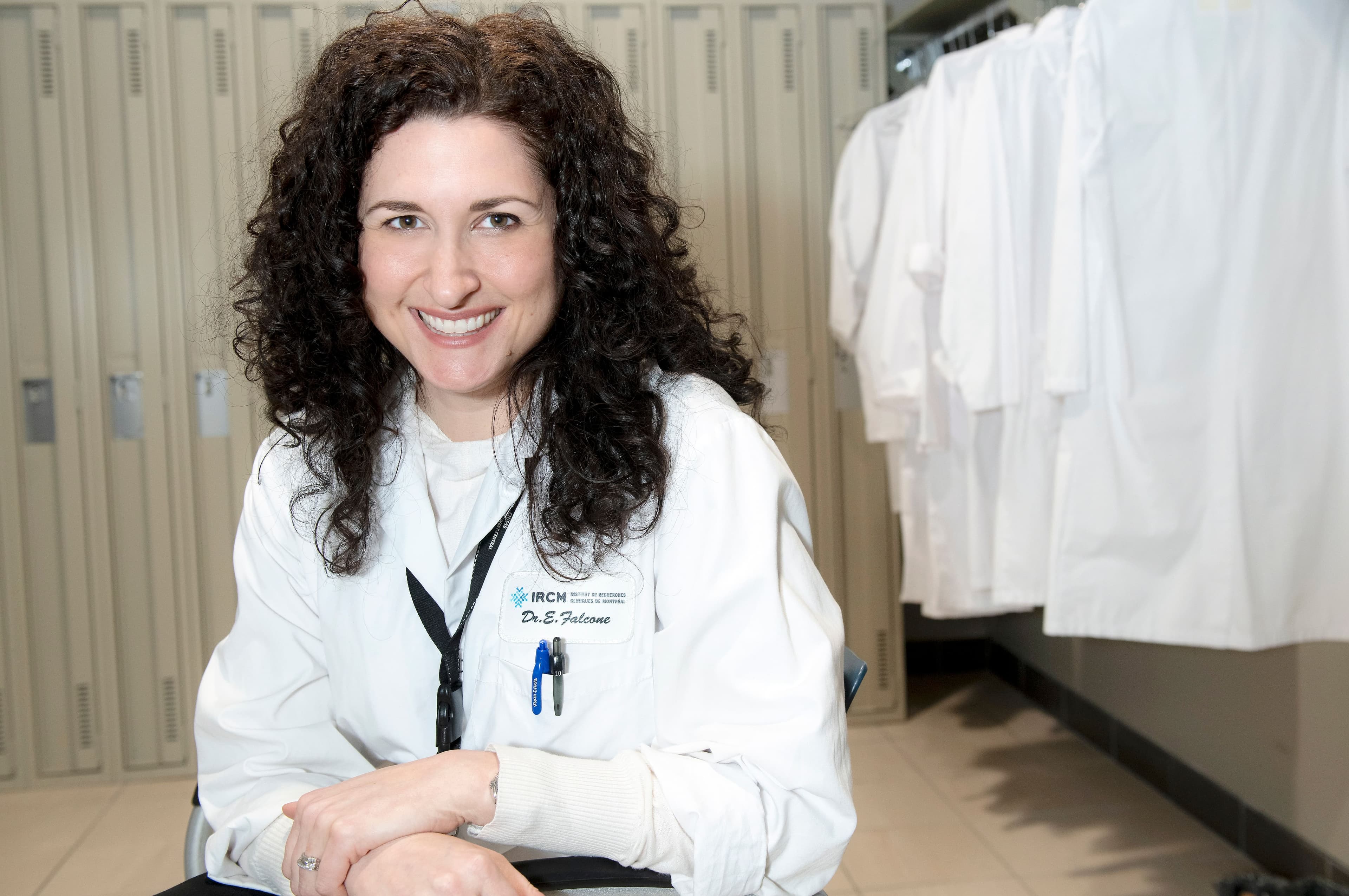 La docteure Emilia Liana Falcone, à la clinique de recherche post-COVID-19 qu’elle dirige à l’Institut de recherches cliniques de Montréal.