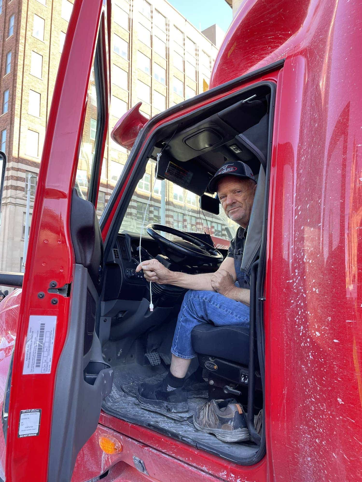 Tom Ribi, camionneur