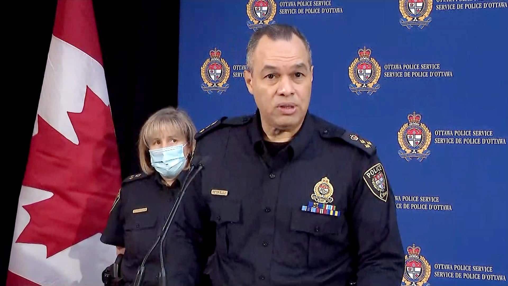 L’ex-chef démissionnaire du Service de police d’Ottawa, Peter Sloly.