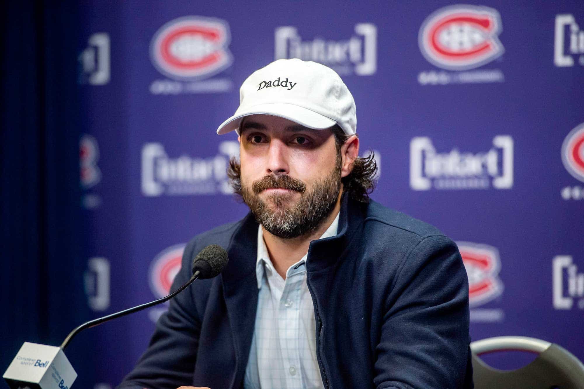 Mathieu Perreault, qui pourrait effectuer un retour au jeu samedi soir, a répondu aux questions des journalistes au Complexe Bell de Brossard, vendredi.