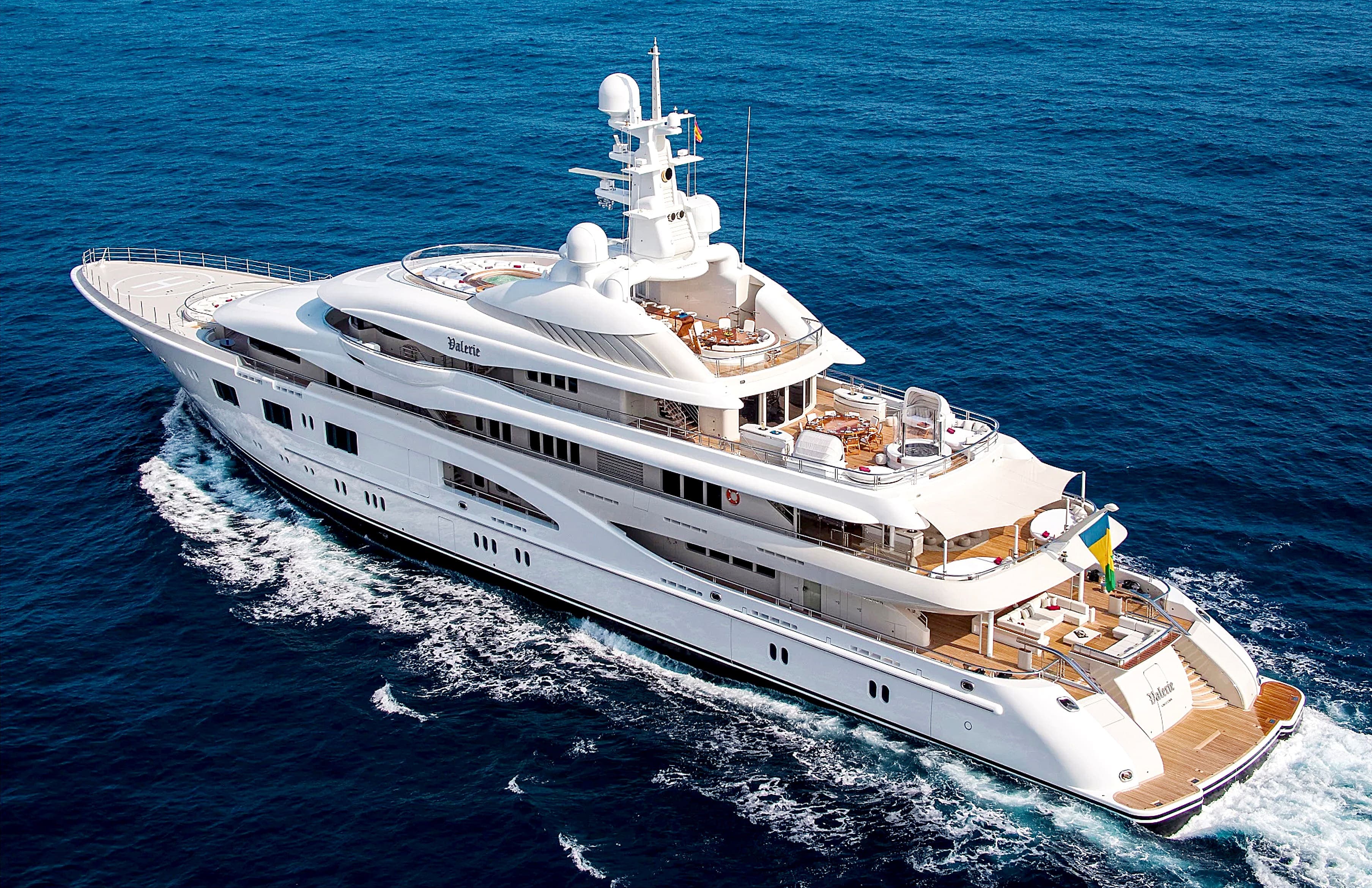 Le yacht Valerie est à vendre pour 142 M$.