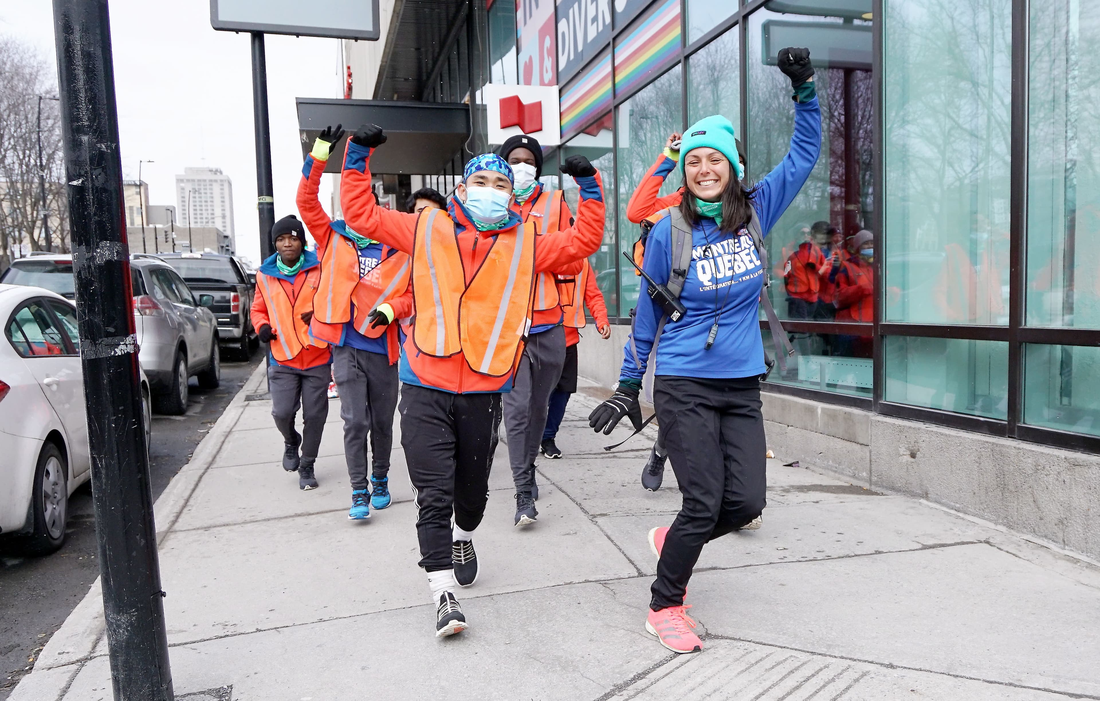 Dimanche dernier, douze jeunes réfugiés ont entamé un marathon de l’espoir qui s’étend sur 250 km, de Montréal à Québec.