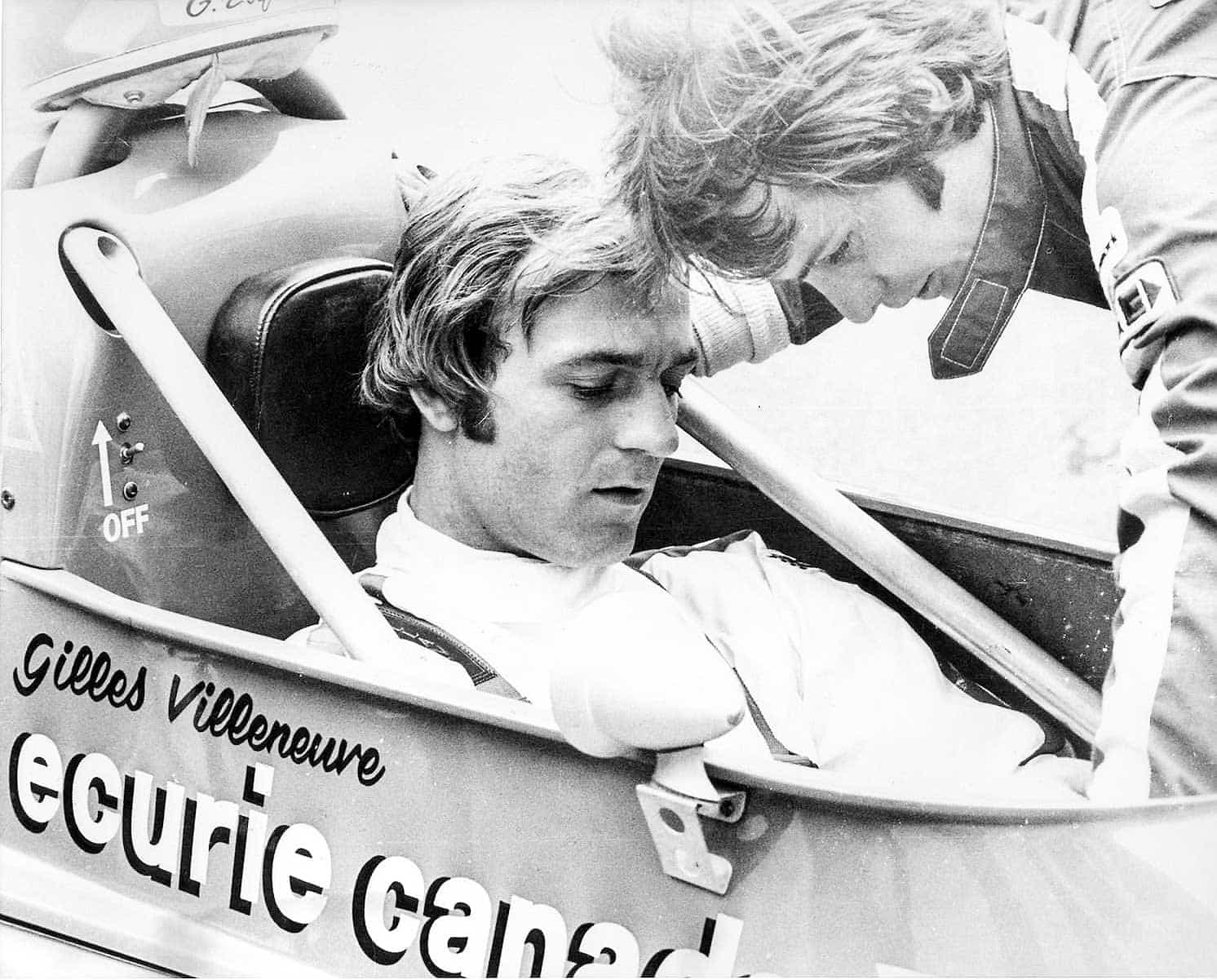 Guy Lafleur a pu compter sur les conseils judicieux de Gilles Villeneuve quand il a été invité à piloter sa Formule Atlantique, en 1975, au circuit Mont-Tremblant.