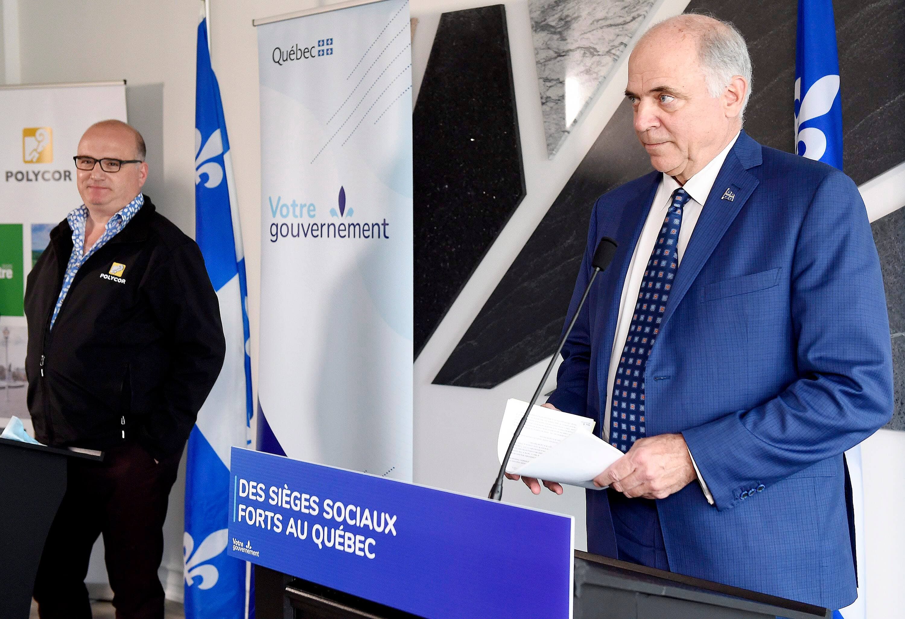 Le ministre de l’Économie, Pierre Fitzgibbon, a annoncé, mercredi, une prise de participation de 60 M$ sous forme d’actions privilégiées et une participation de 38 M$ en actions ordinaires dans l’entreprise Polycor de la part d’Investissement Québec, une société d’État chapeautée par son ministère.
