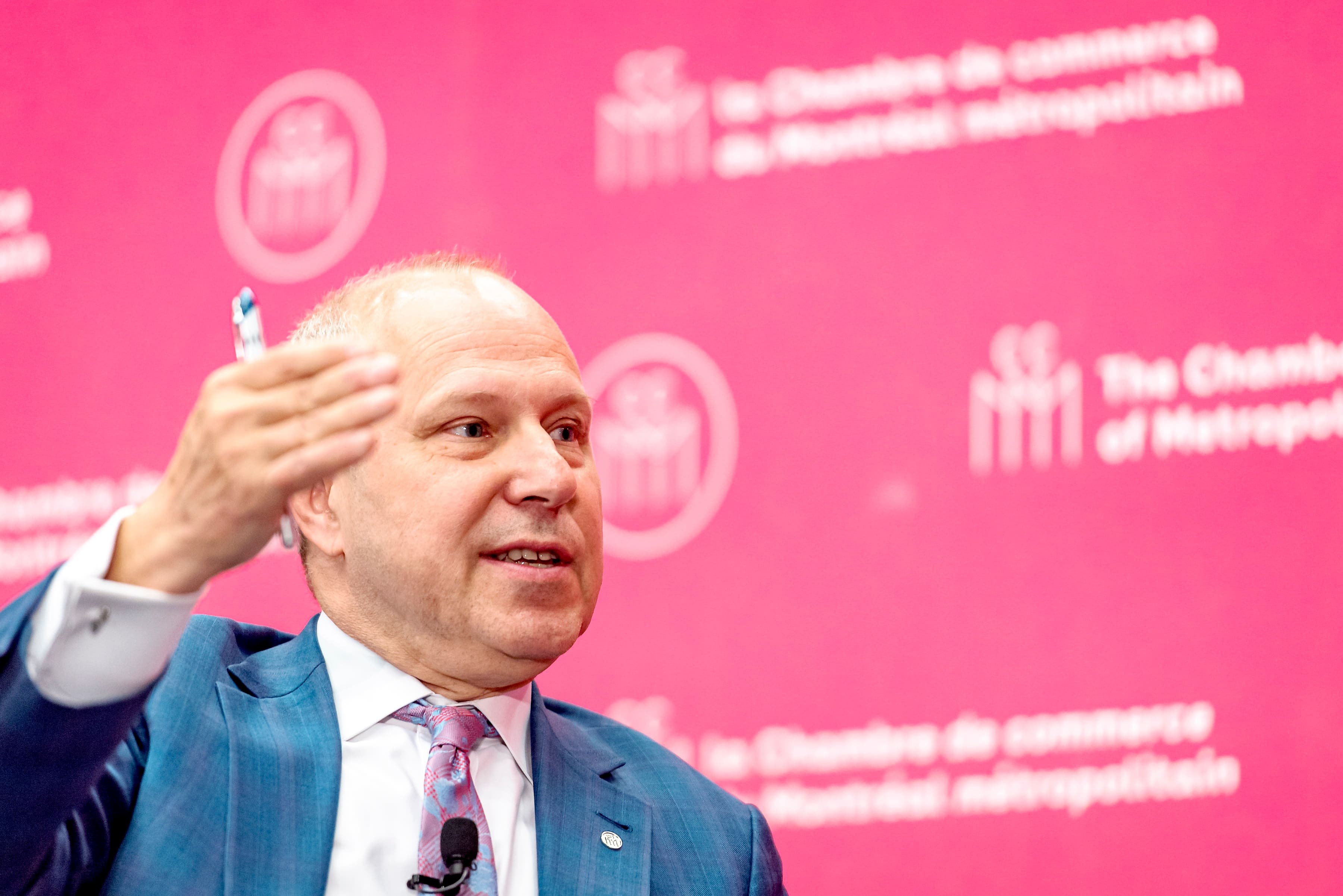 «Il faut arrêter d'avoir peur», lance aux patrons d'entreprises le PDG de la Chambre de commerce du Montréal métropolitain, Michel Leblanc.