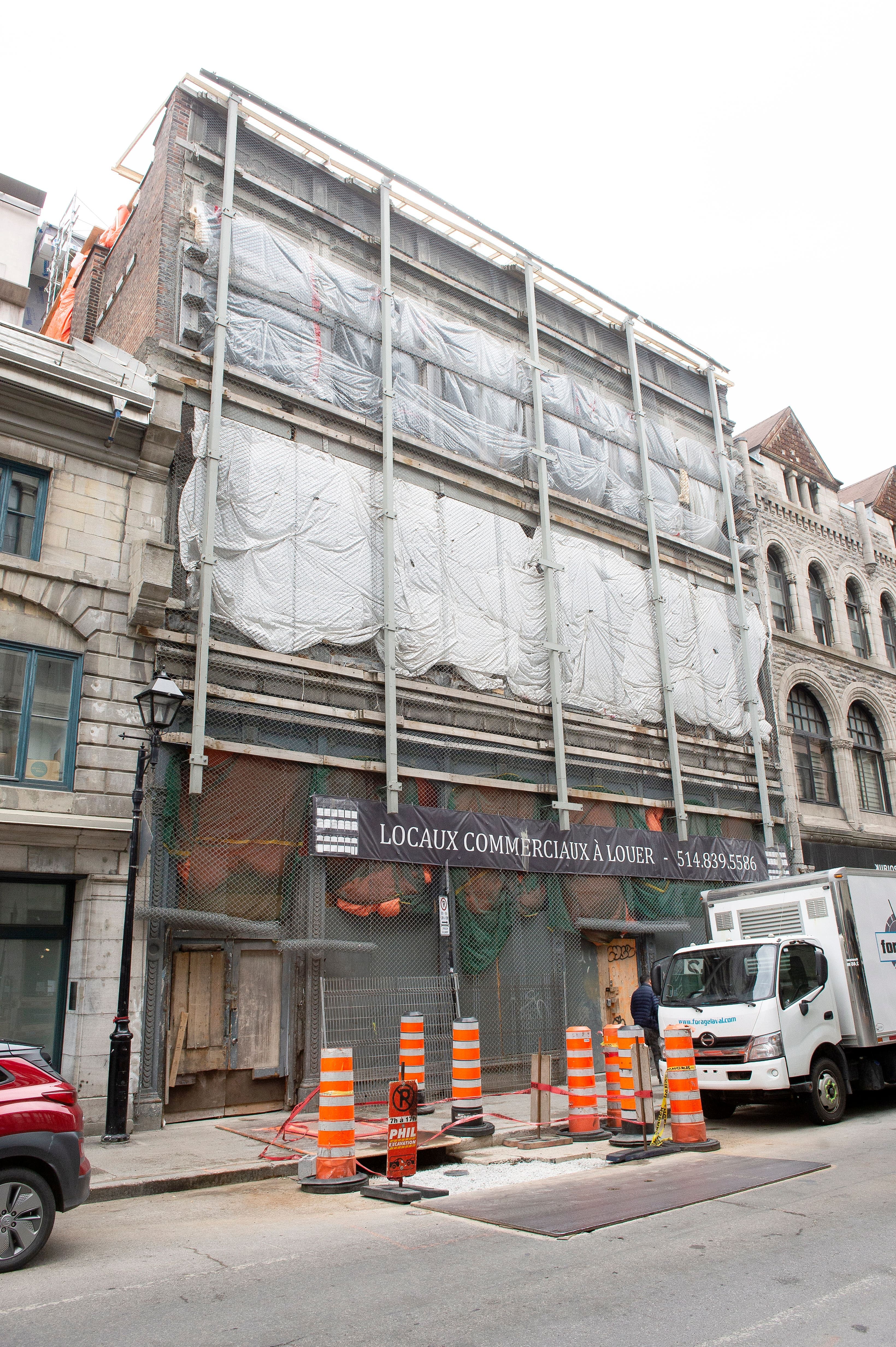 Le projet Cours de Brésoles dans le Vieux-Montréal.