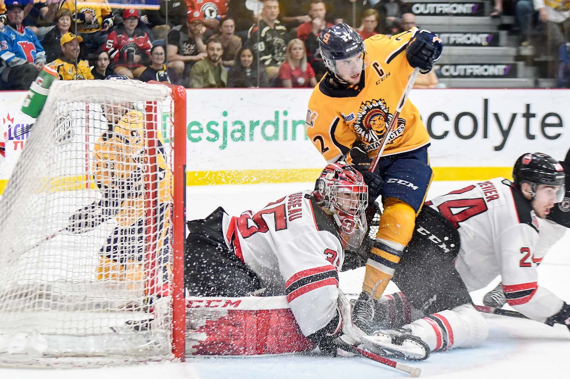 Le capitaine Mavrik Bourque a été un rouage important chez les Cataractes de Shawinigan cette saison.