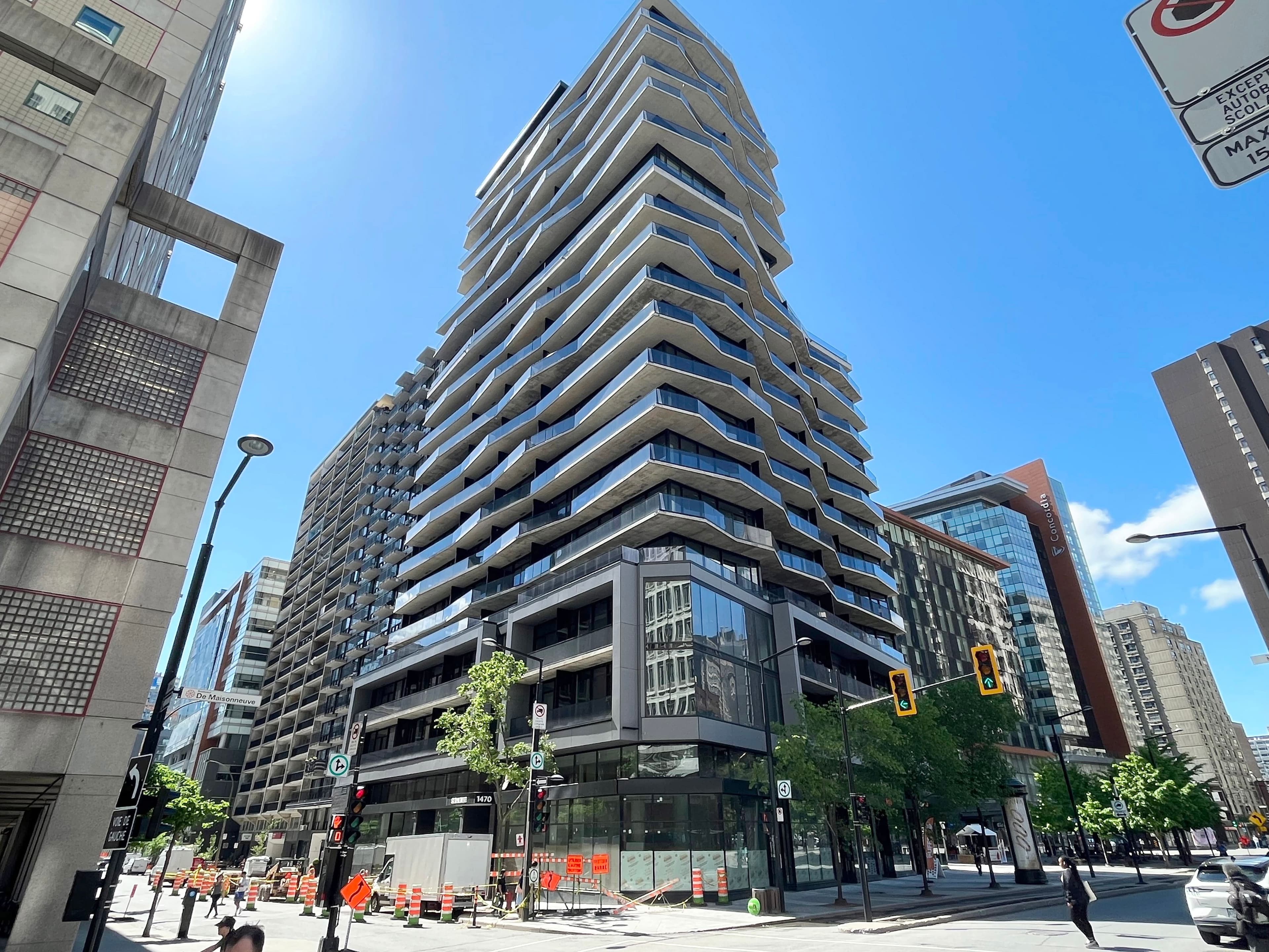 Sonder exploite depuis novembre 157 appartements dans cet édifice, boulevard de Maisonneuve, à Montréal.