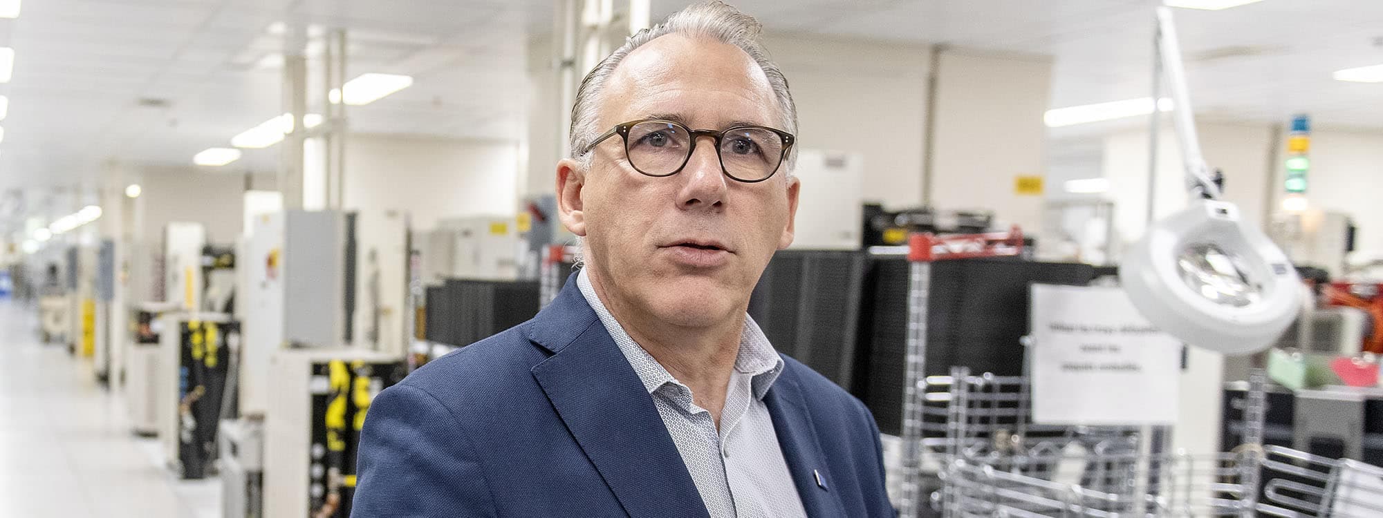 Stéphane Tremblay. Directeur en chef de l’usine
