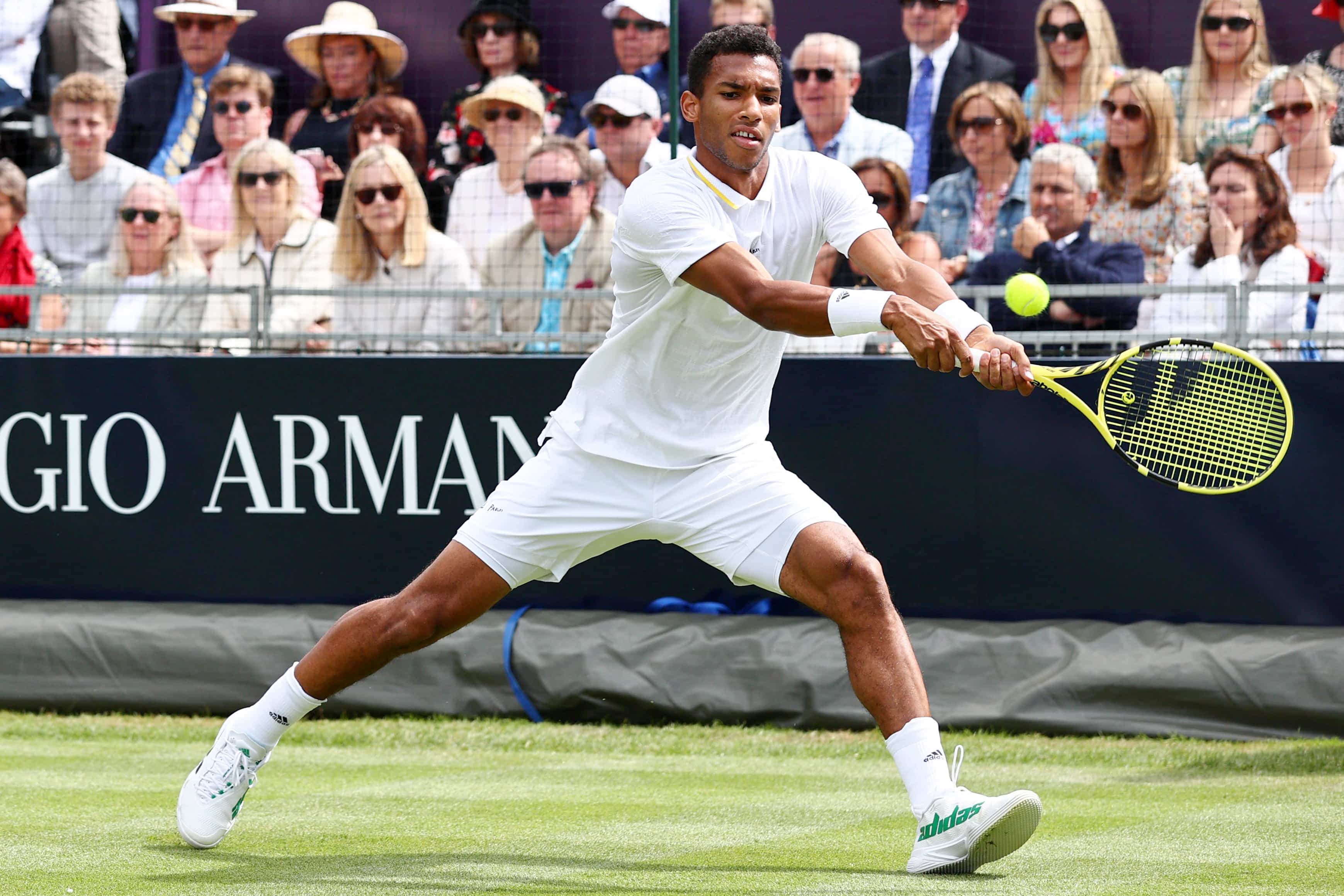 La classique de Wimbledon est le rendez-vous annuel préféré pour Félix Auger-Aliassime