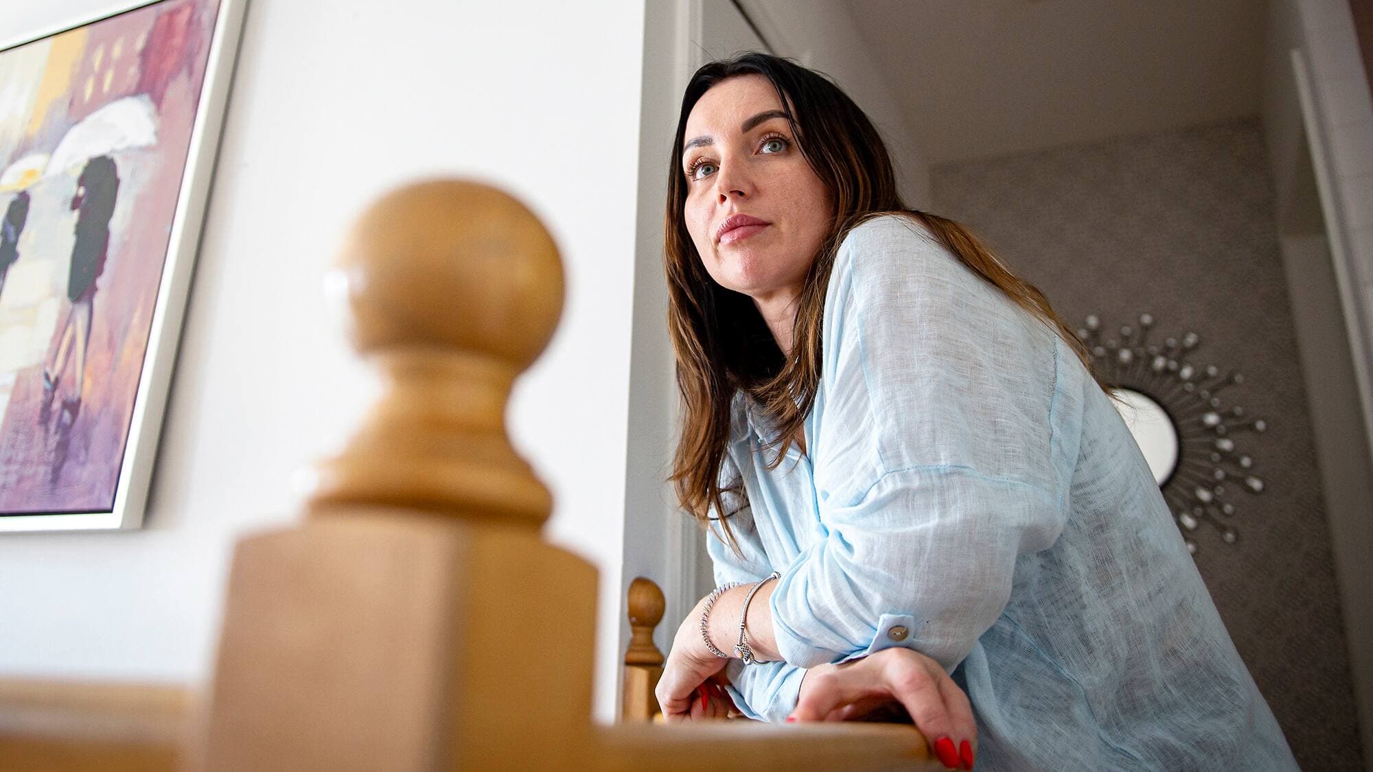 Oksana Mariichuk espère recommencer à travailler dans la décoration de fêtes.