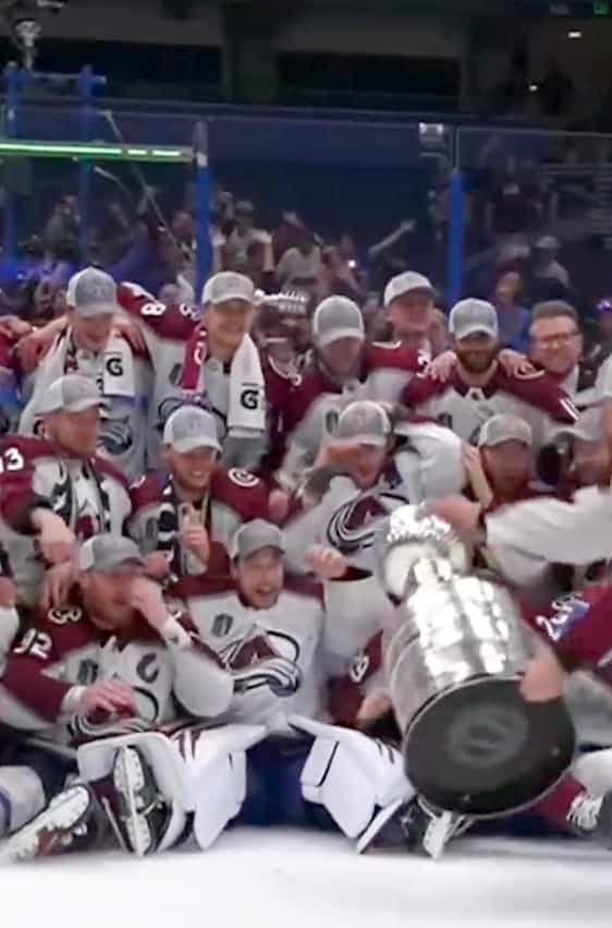 Capture d’écran tirée du compte Twitter de la LNH