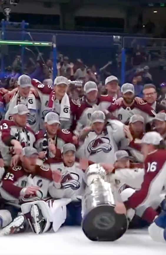 Capture d’écran tirée du compte Twitter de la LNH