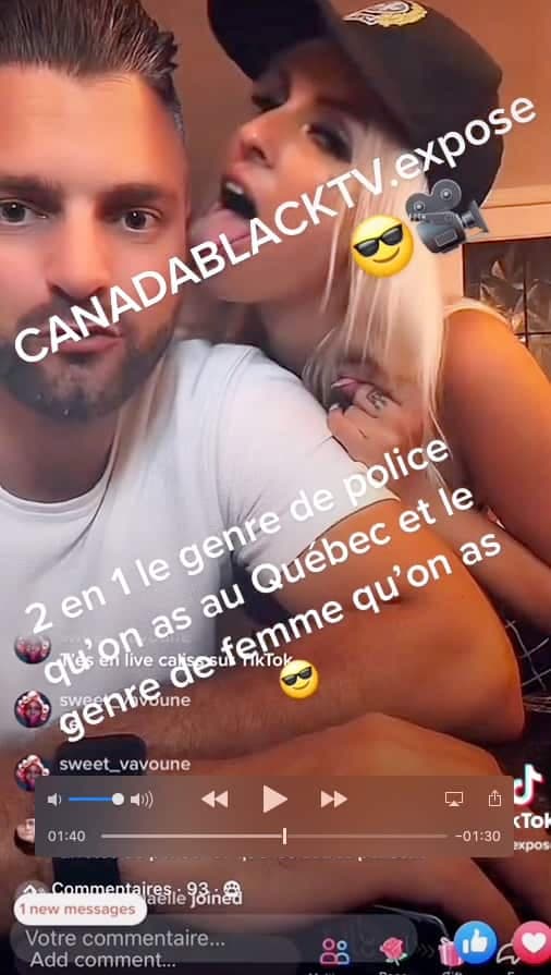 Jocelyn Tardif apparaît dans une vidéo aux côtés d’une femme prénommée Vanessa, sur TikTok