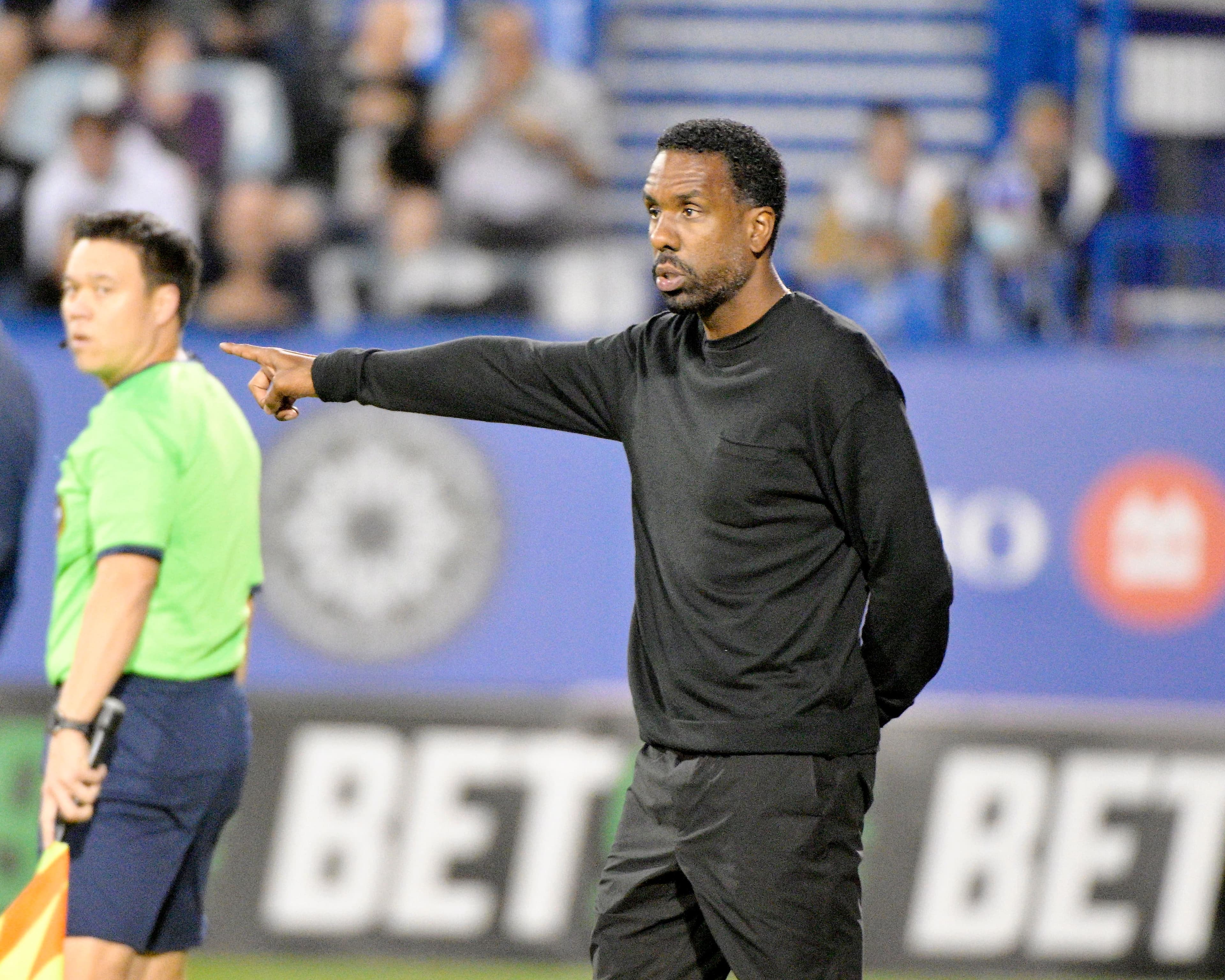 L’entraîneur-chef du CF Montréal, Wilfried Nancy, lors d’un match contre les Red Bulls de New York en août.