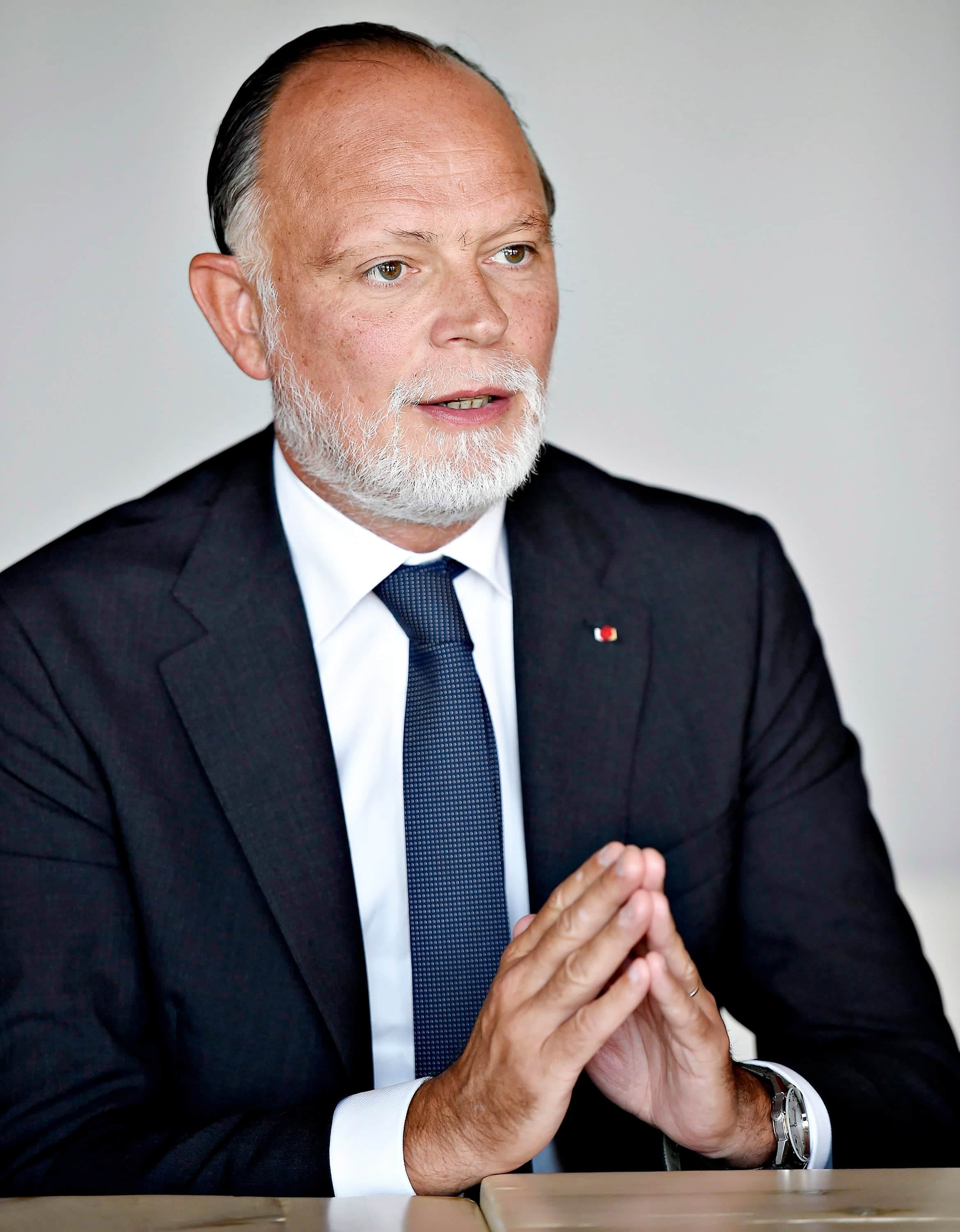 Édouard Philippe, maire du Havre et ancien premier ministre de la France. On le voit à Québec, en septembre dernier.