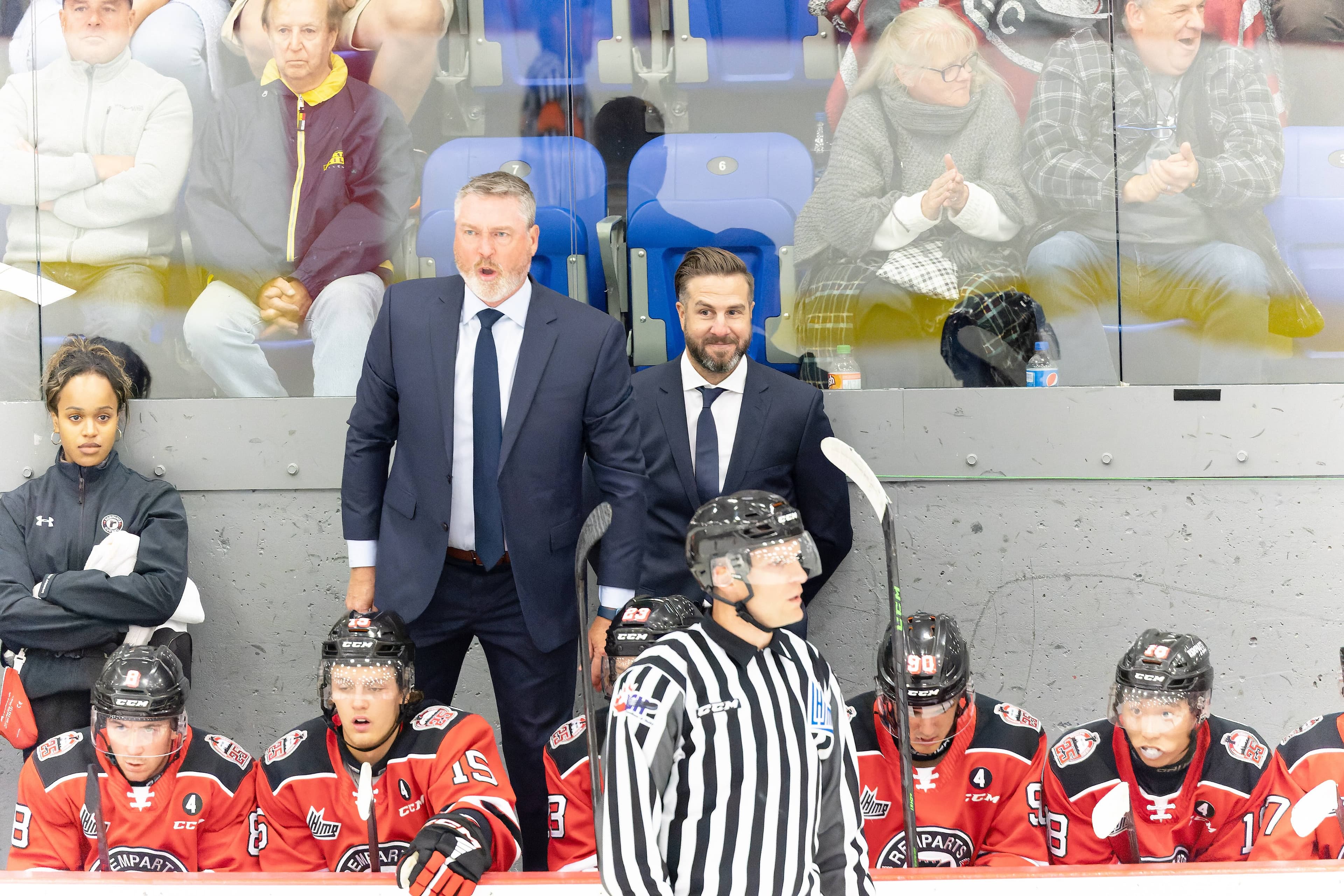 Patrick Roy a été expulsé d’un match préparatoire, le 10 septembre dernier, après avoir invectivé l’officiel Nicolas Dutil.