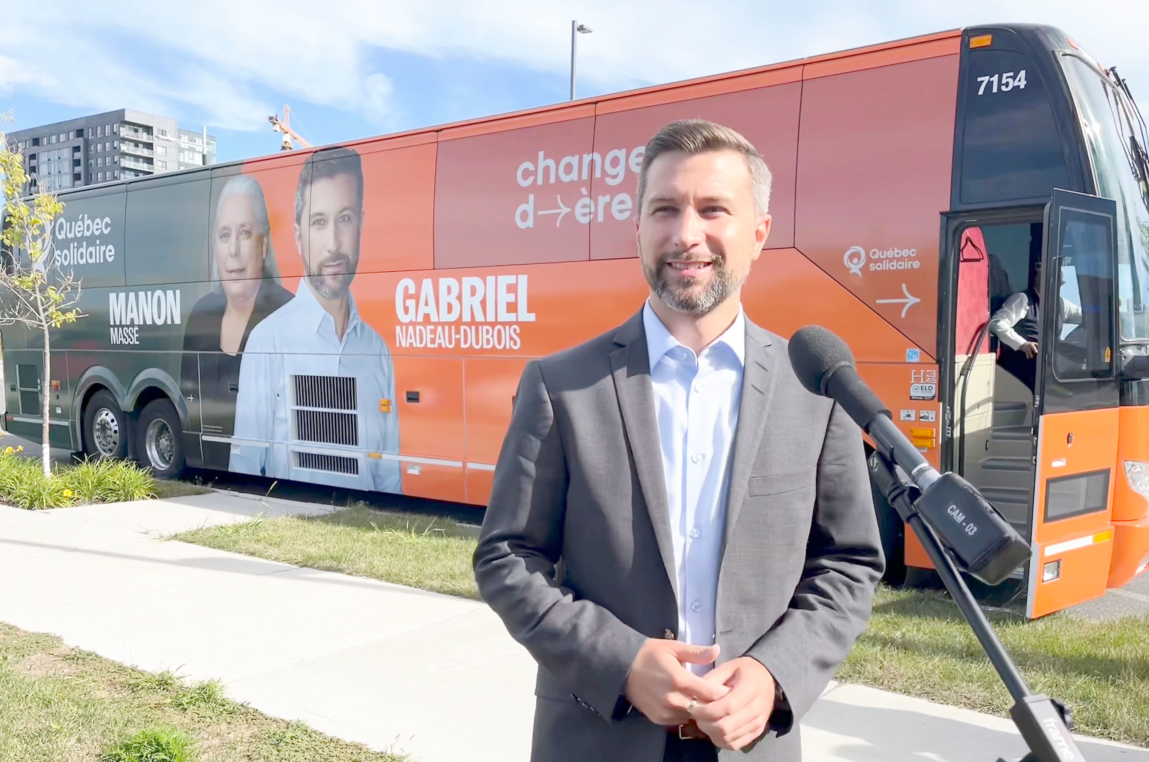 Le solidaire Gabriel Nadeau-Dubois, vendredi dernier.