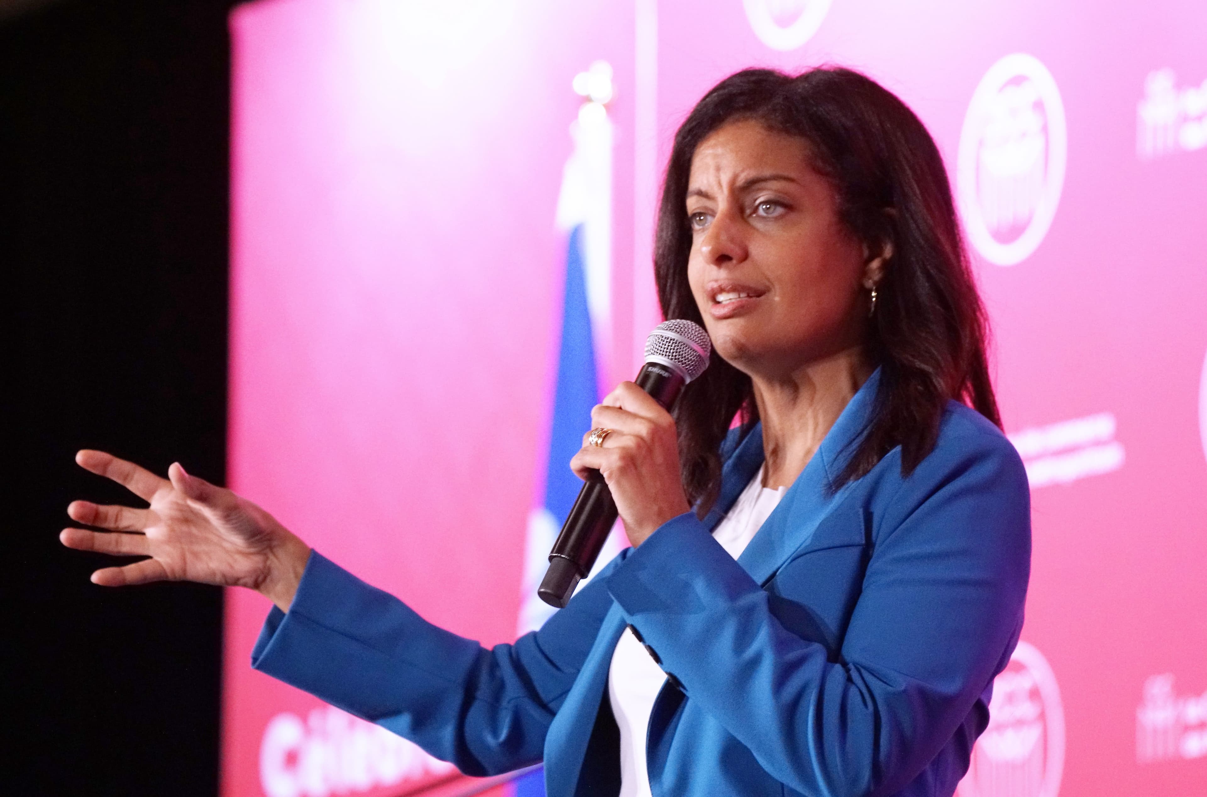 La cheffe du PLQ, Dominique Anglade