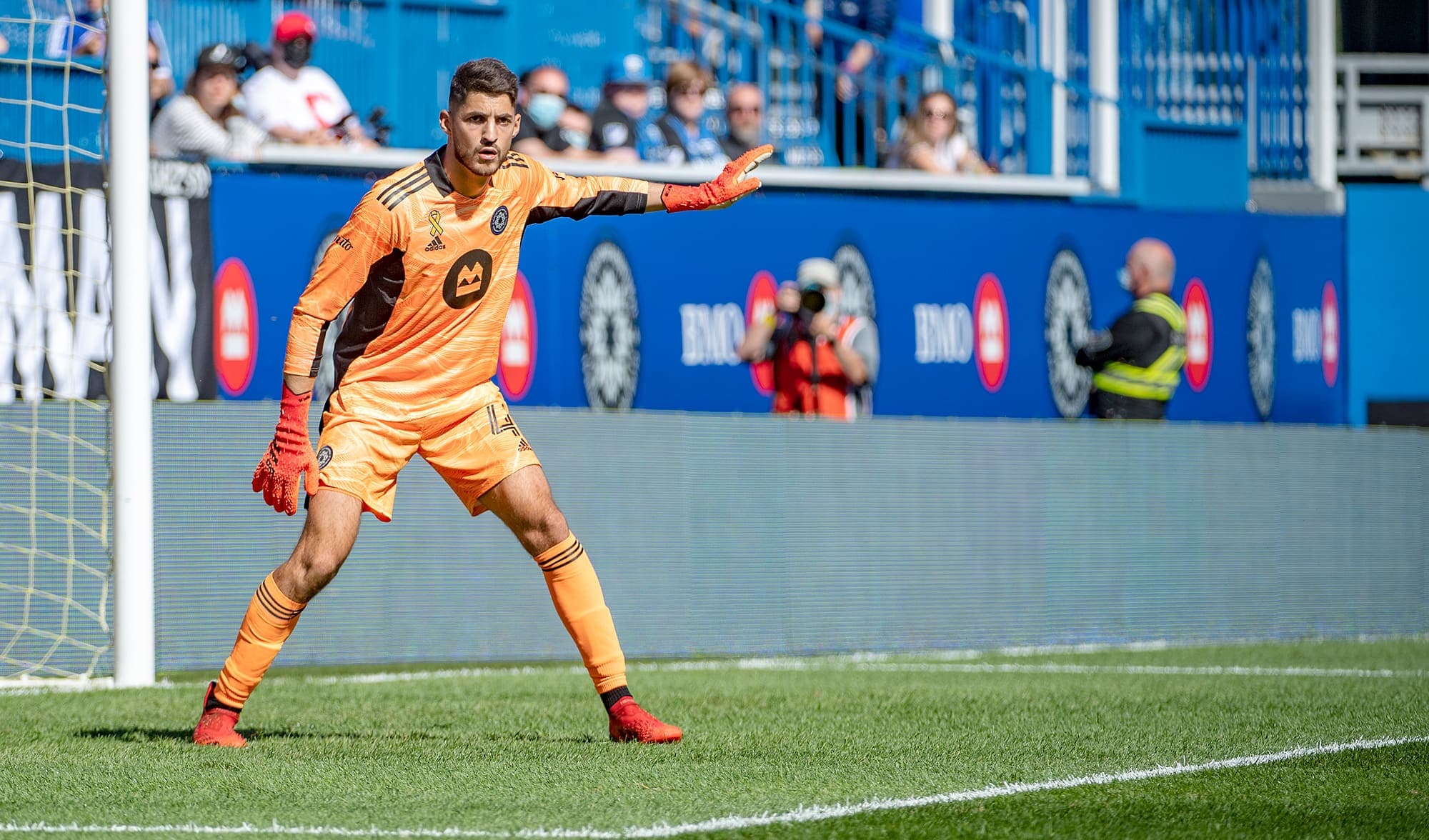 James Pantemis a été peu occupé lors de la victoire de 2 à 0 du CF Montréal contre Orlando, le 19 septembre.