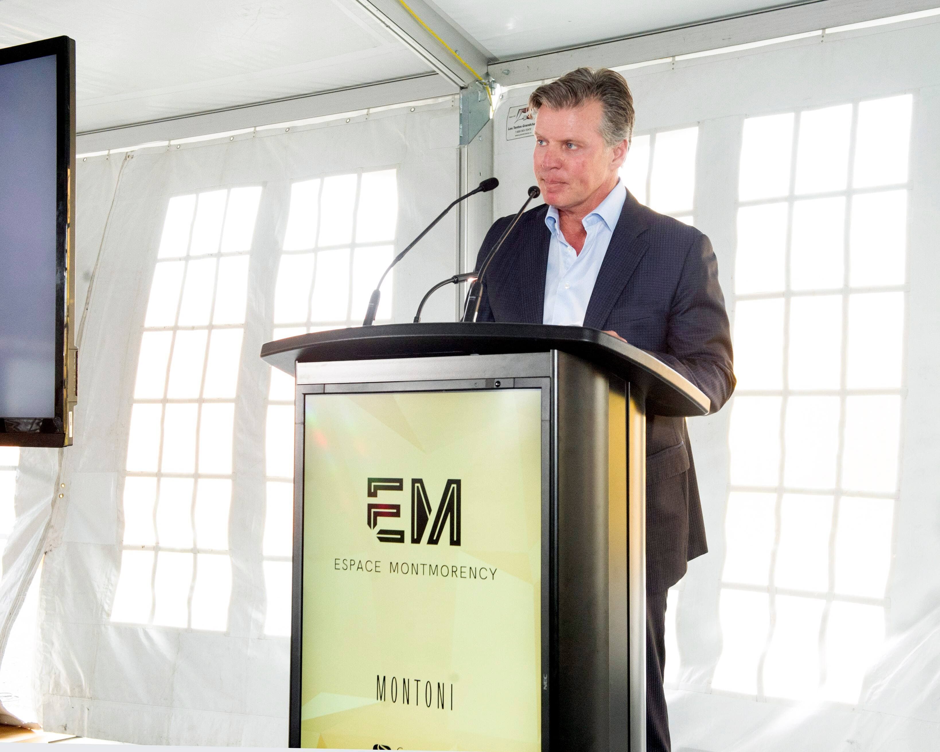 Le président fondateur du Groupe Sélection, Réal Bouclin, a été décrit comme difficilement accessible par les représentants de PwC, hier, devant le tribunal. On le voit ici lors d’une annonce au sujet d’un projet immobilier, à Laval, en 2019.