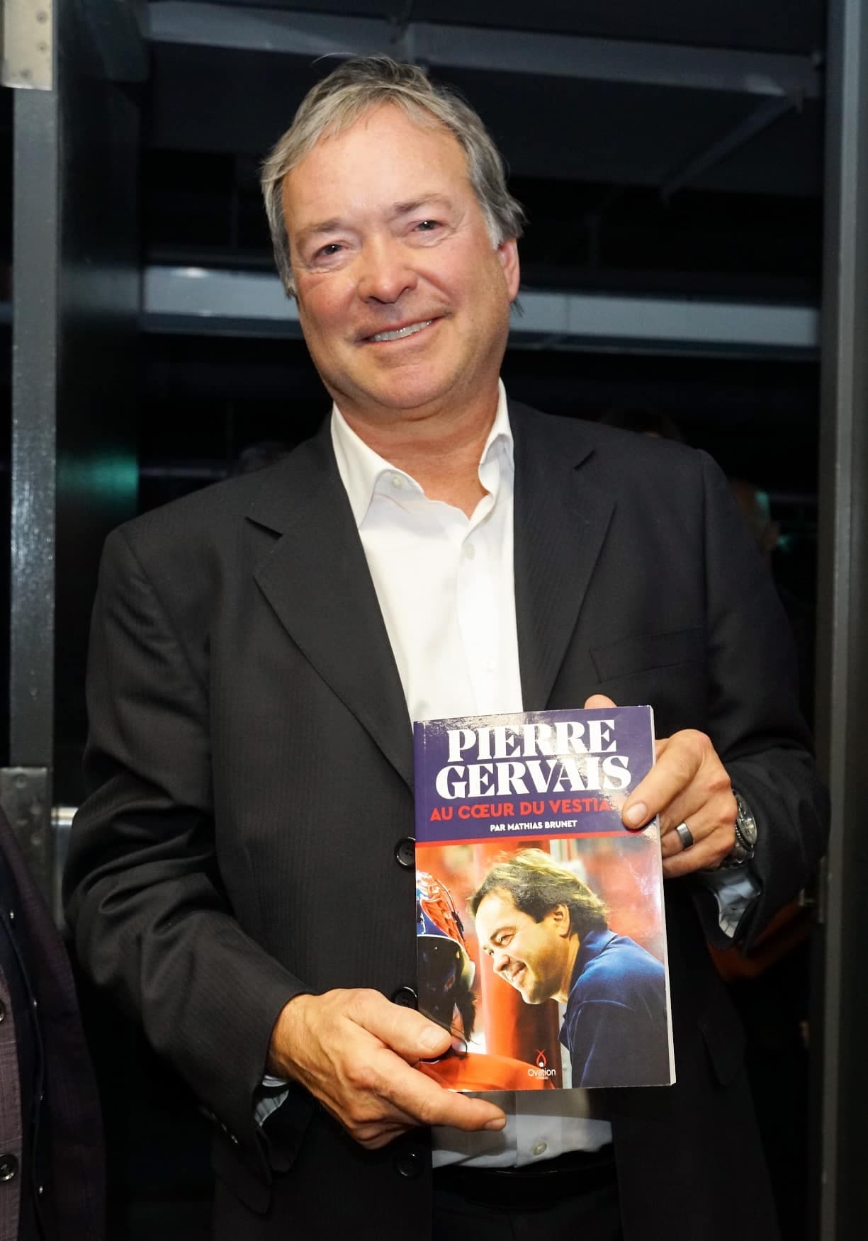 Pierre Gervais ne s’est pas formalisé de l’absence des joueurs du Canadien au lancement de son livre lundi soir.