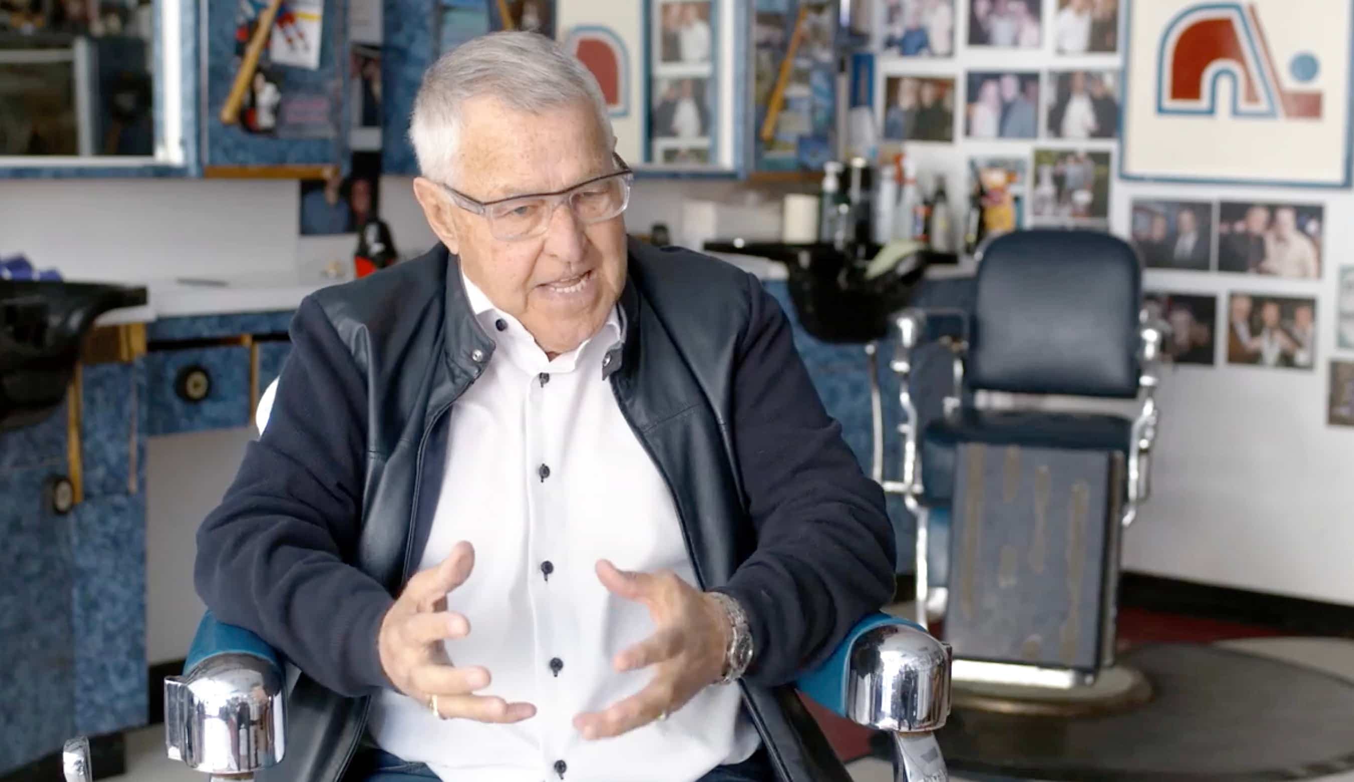 L’homme de hockey apprécié du public a donné une entrevue dans le cadre du tournage de la série documentaire Canadiens Nordiques – La rivalité.