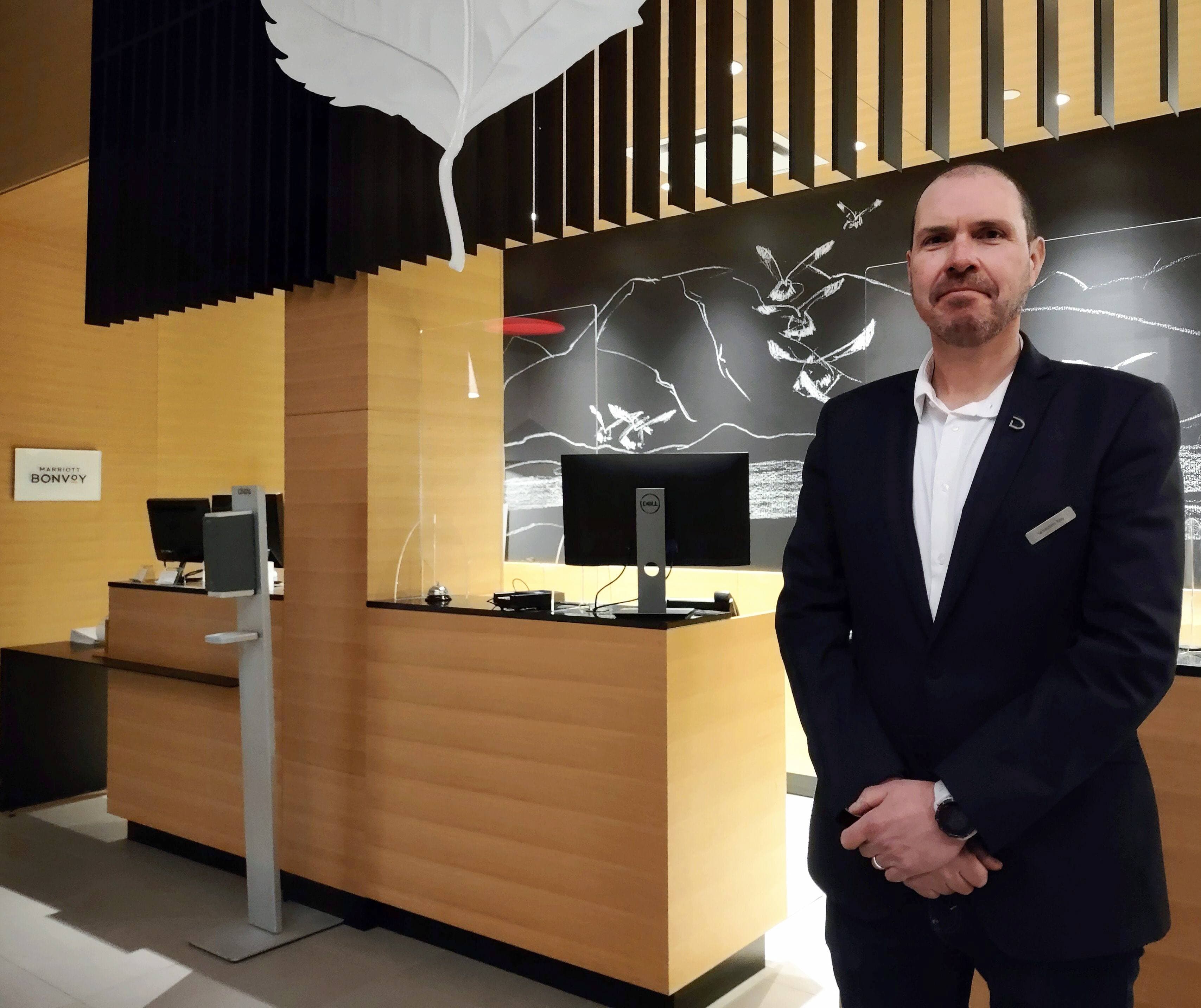 Sébastien Roy, DG du Delta Marriott Mont-Sainte-Anne.