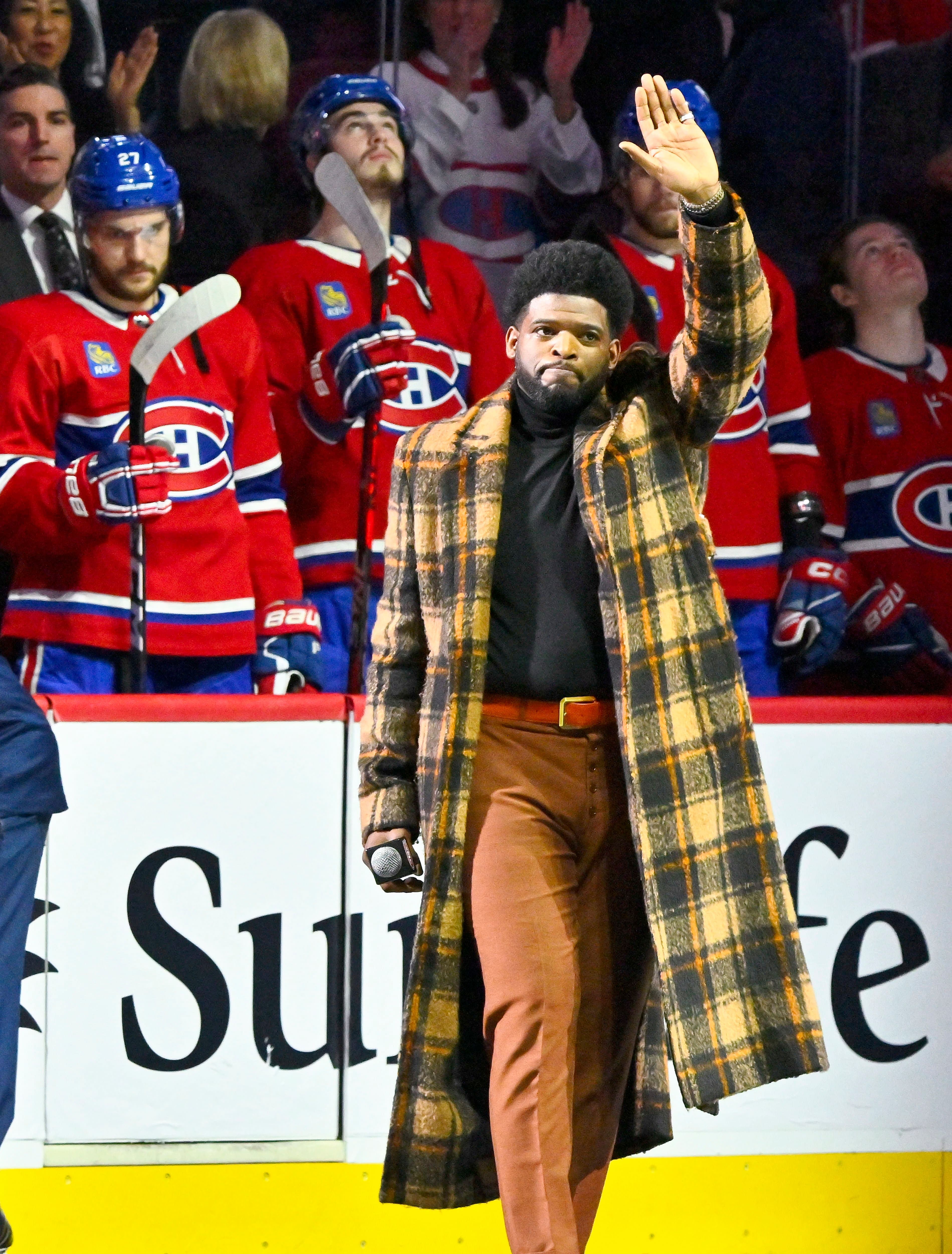 P.K. Subban a été honoré au Centre Bell le 12 janvier dernier.