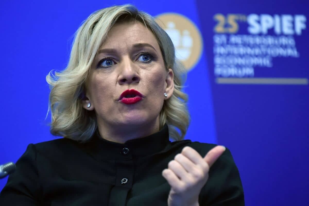 La porte-parole du ministère russe des Affaires étrangères, Maria Zakharova