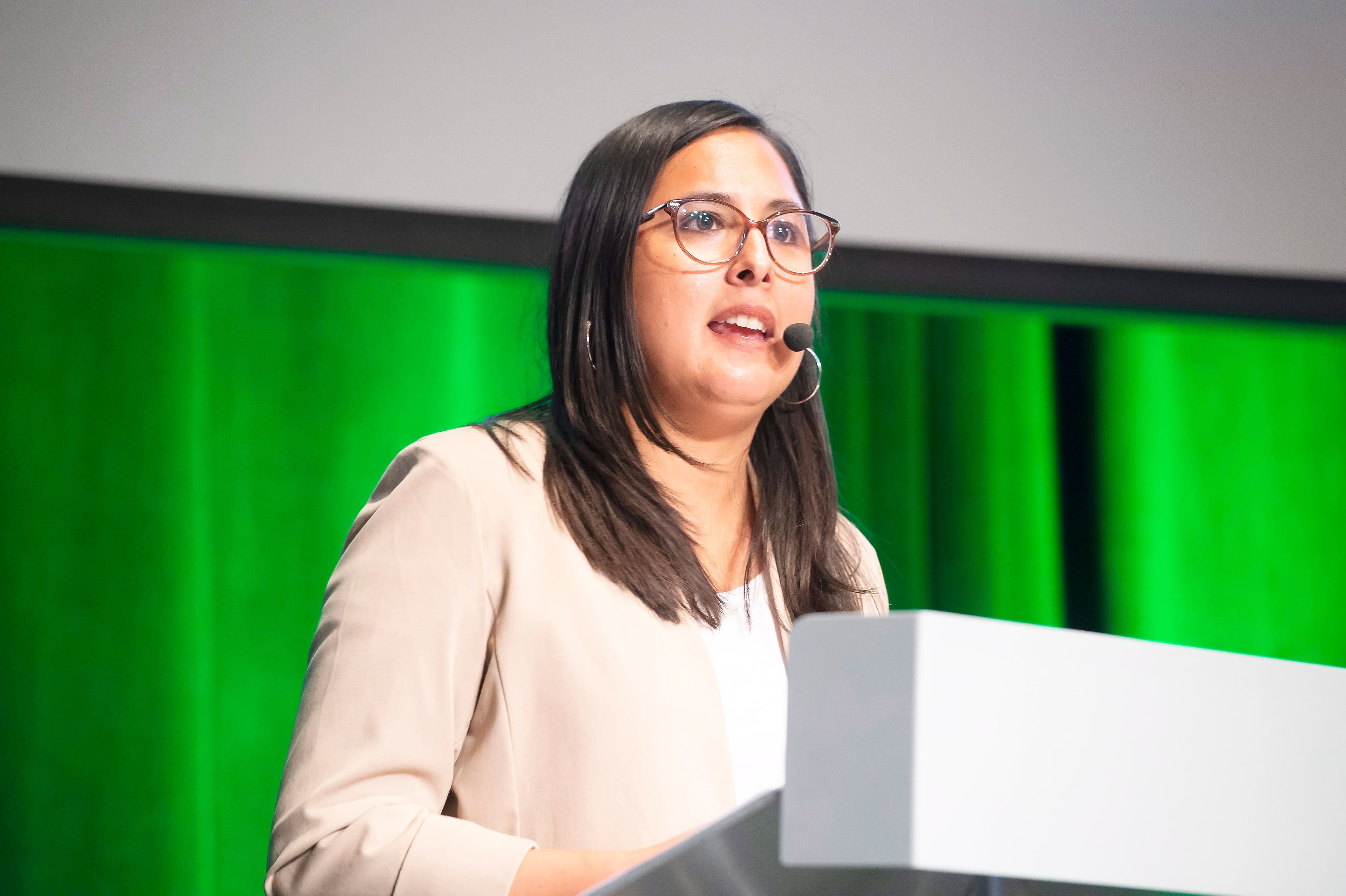 Alejandra Zaga Mendez, députée de Québec solidaire et porte-parole du deuxième groupe d'opposition en matière d'environnement