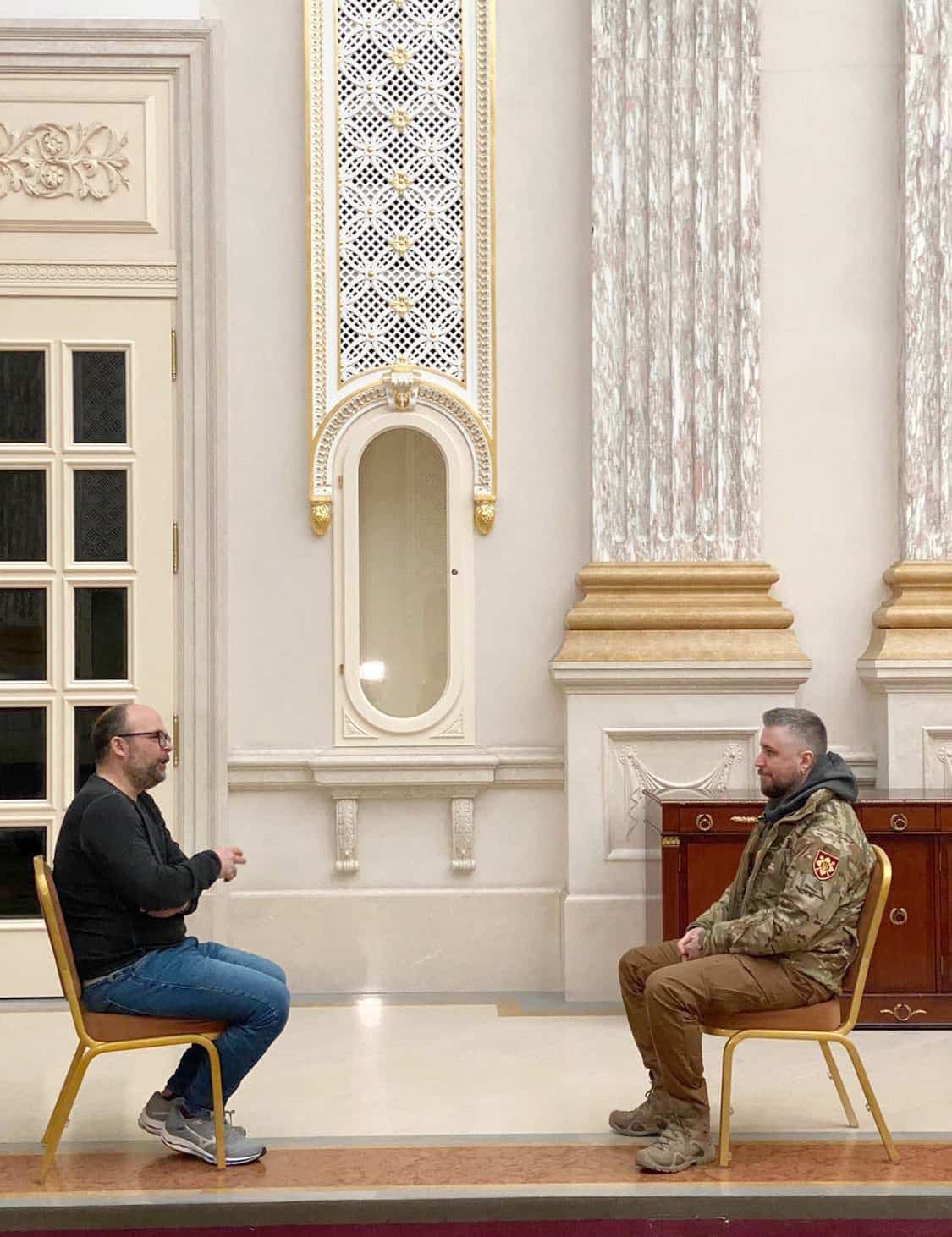 Rencontre avec un soldat qui revient de Bakhmout, où les combats font rage.
