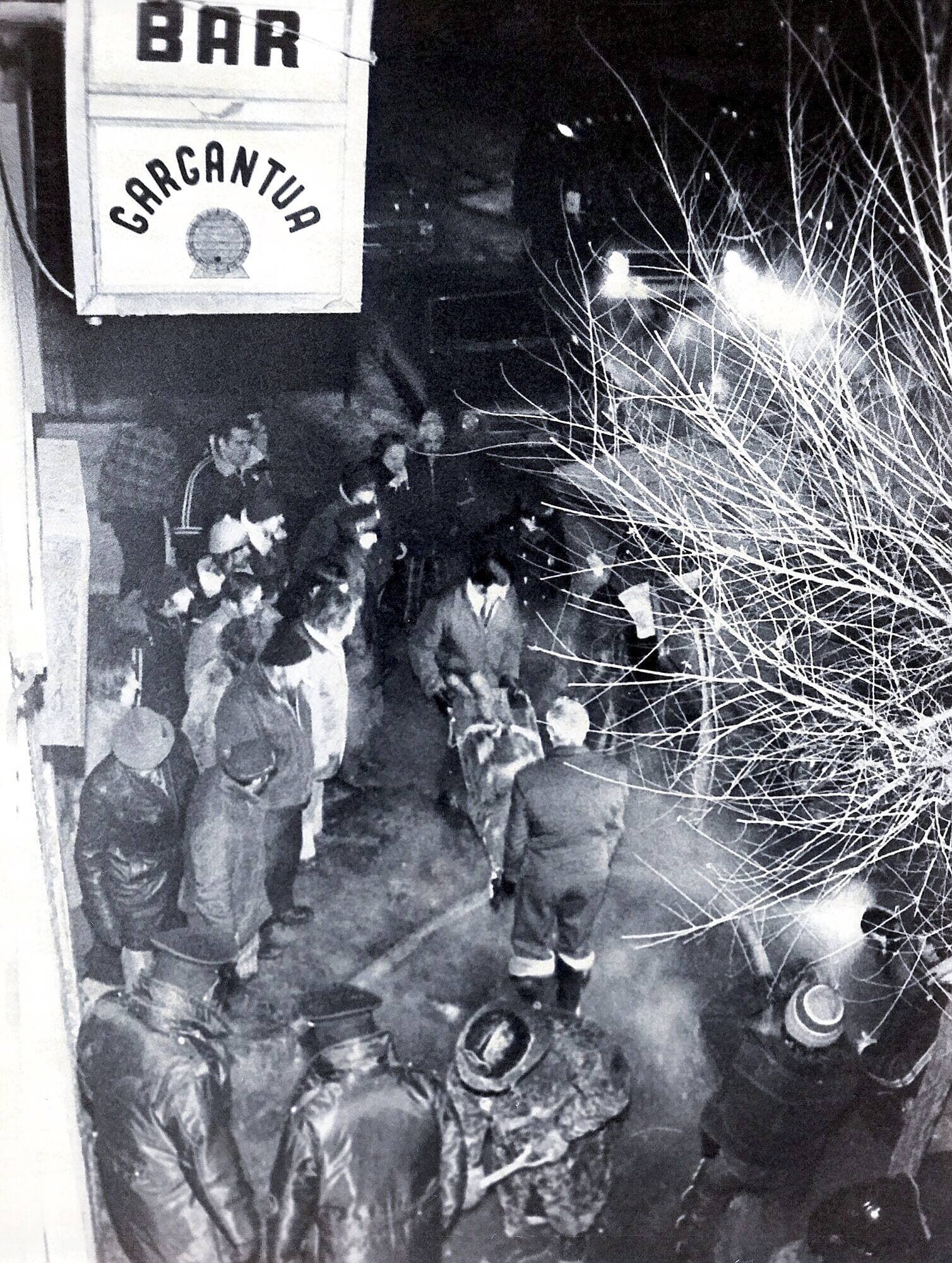 L’incendie du bar Gargantua en 1975.