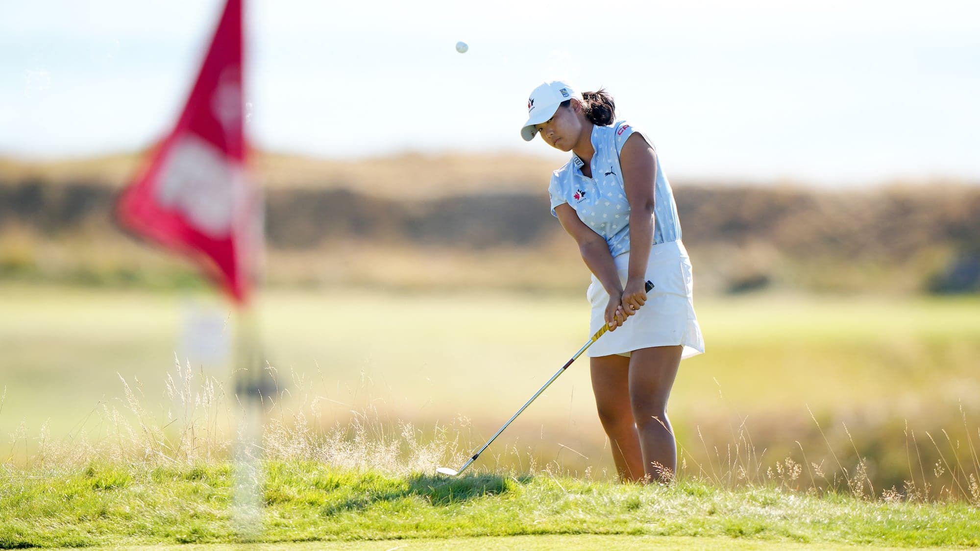 La Canadienne Monet Chun a participé à la finale de l’Omnium amateur féminin des États-Unis en août 2022, au club de golf Chambers Bay.