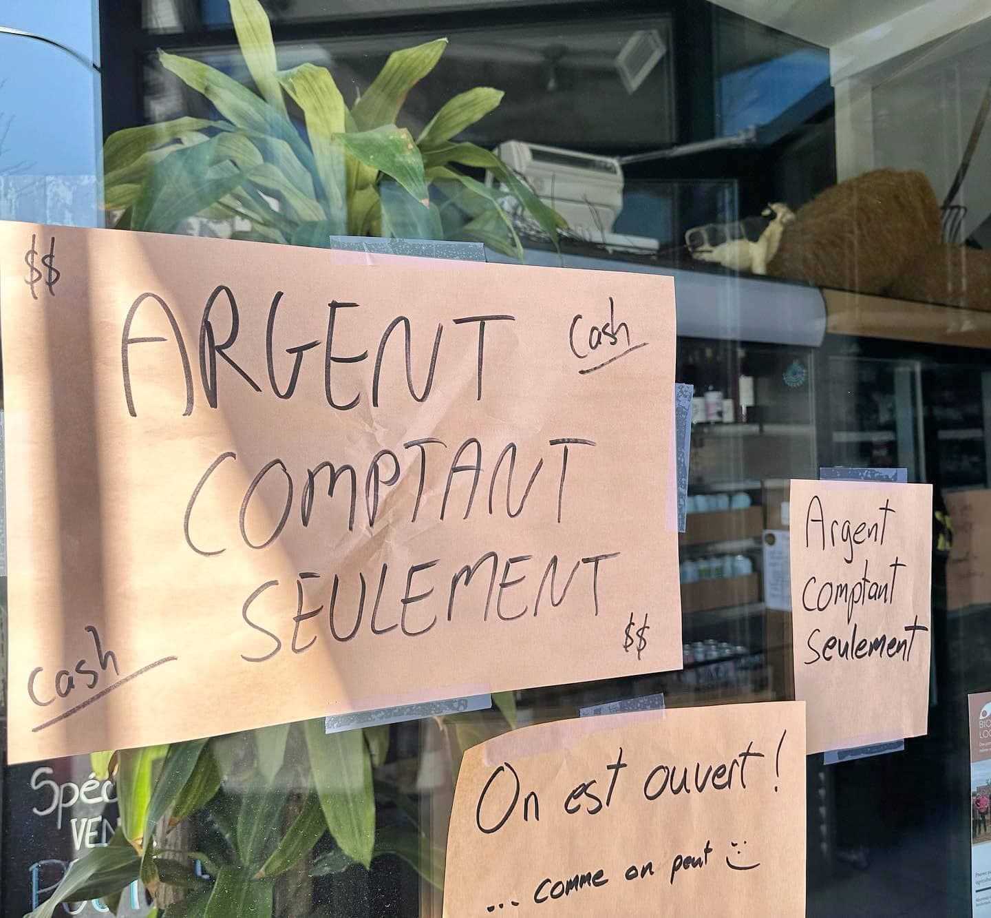 La boutique Pascal le Boucher a manqué d'électricité pendant trois jours. PHOTO TIRÉE DE LA PAGE FACEBOOK DE PASCAL LE BOUCHER