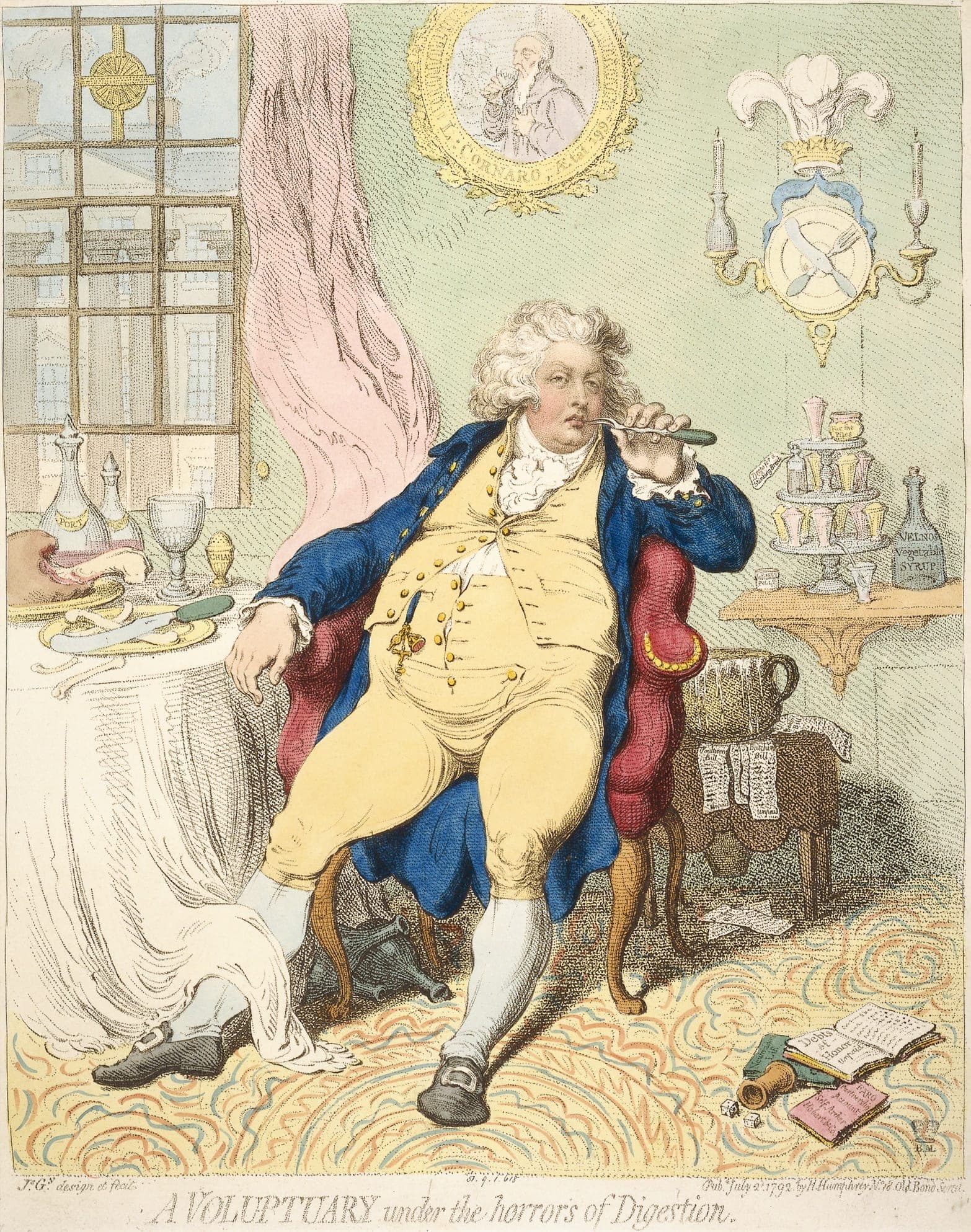 Le prince de Galles (futur George IV)