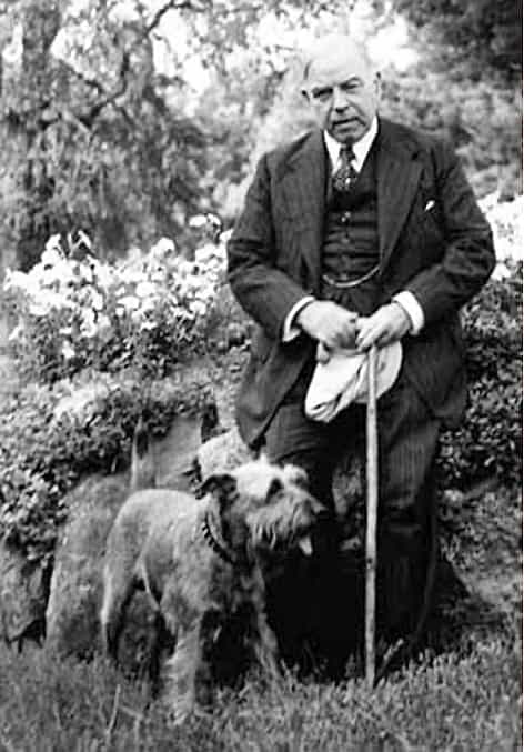 King et son chien, Pat.