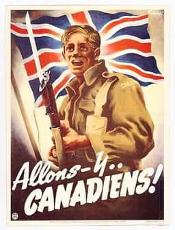 Affiche du Service de l’information, ministères des Services nationaux de guerre, en 1941 ou 1942.