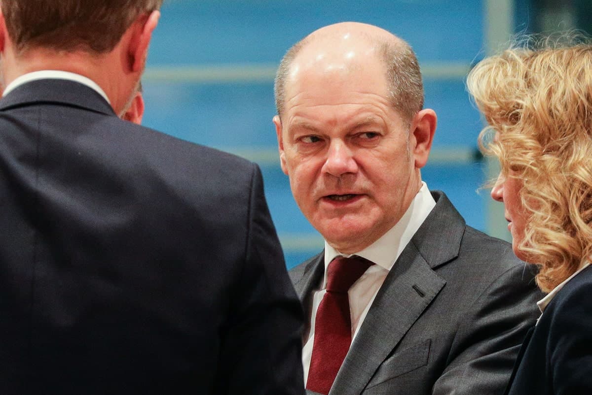 Le chancelier allemand Olaf Scholz